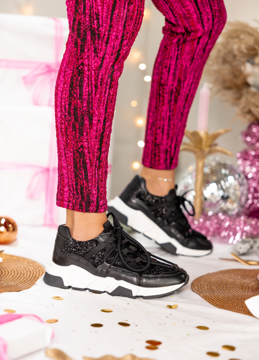 LOS ANGELES glitter | Black