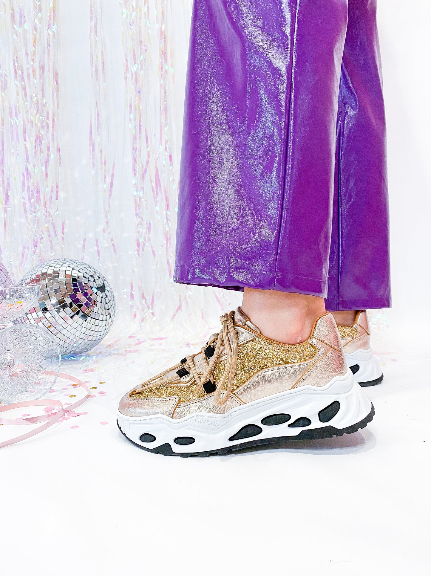 NEPTUNUS glitter - Sneakers | Gold