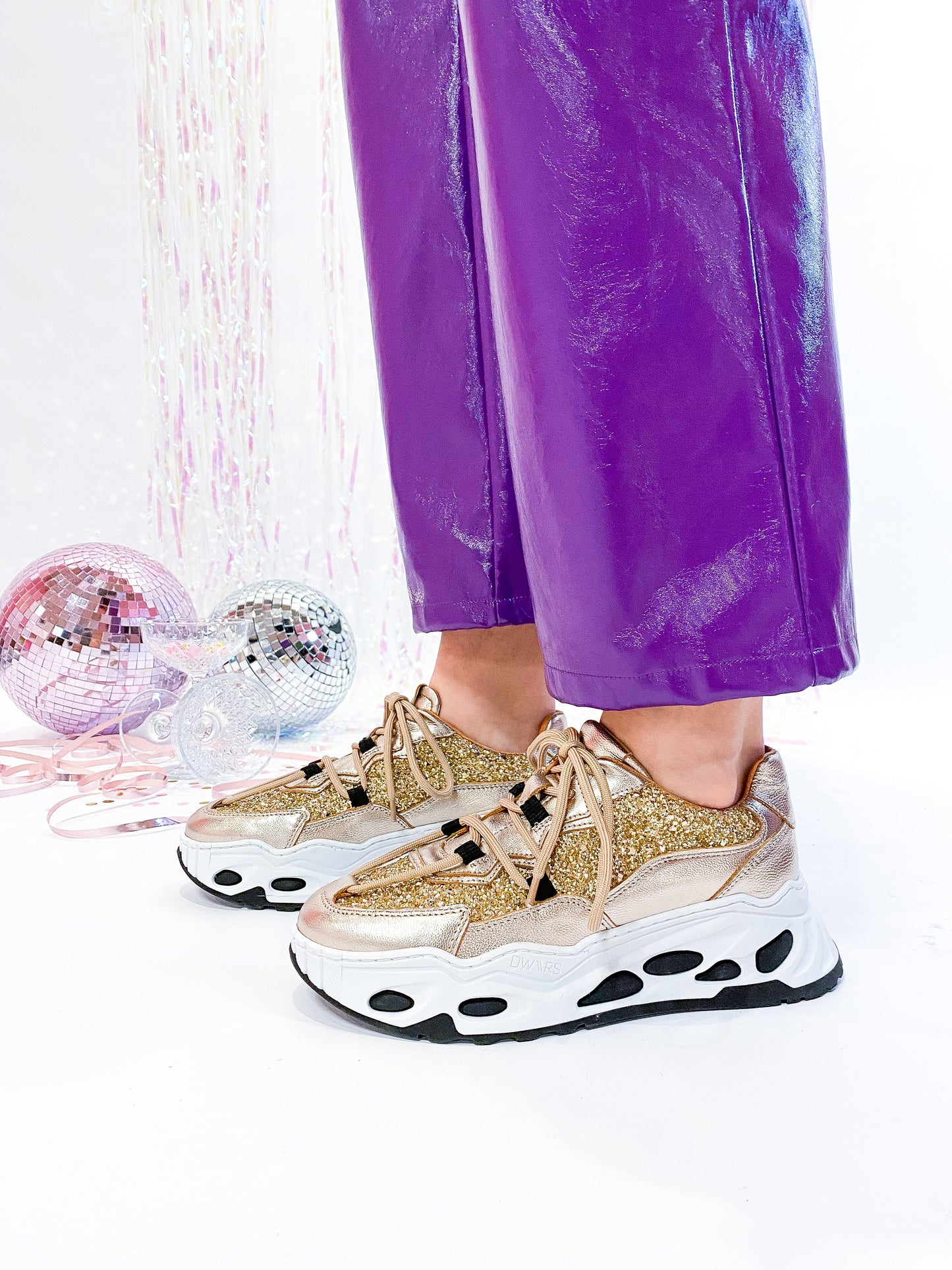 NEPTUNUS glitter - Sneakers | Gold