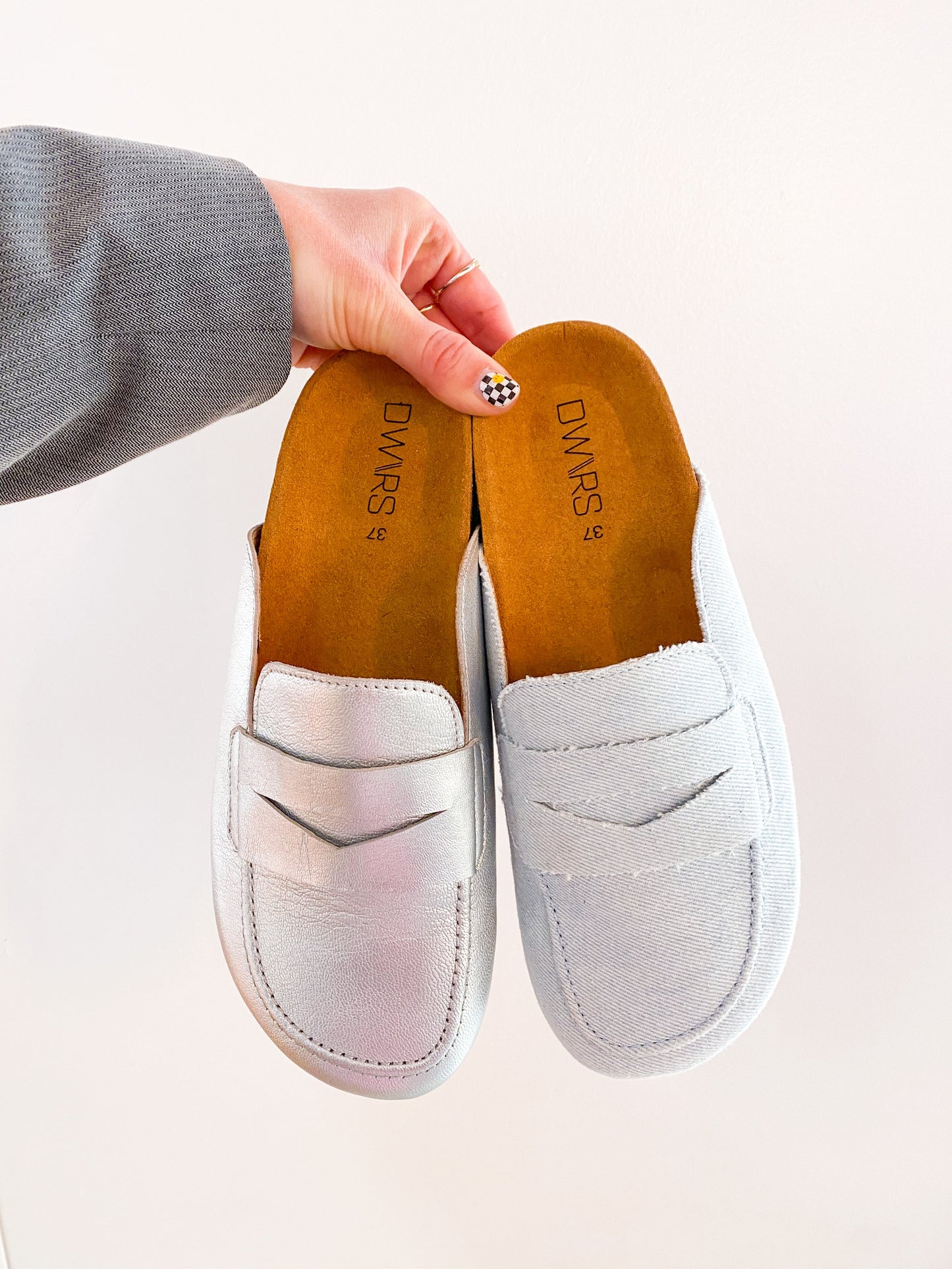 SANTA metallic - Instappers | Silver