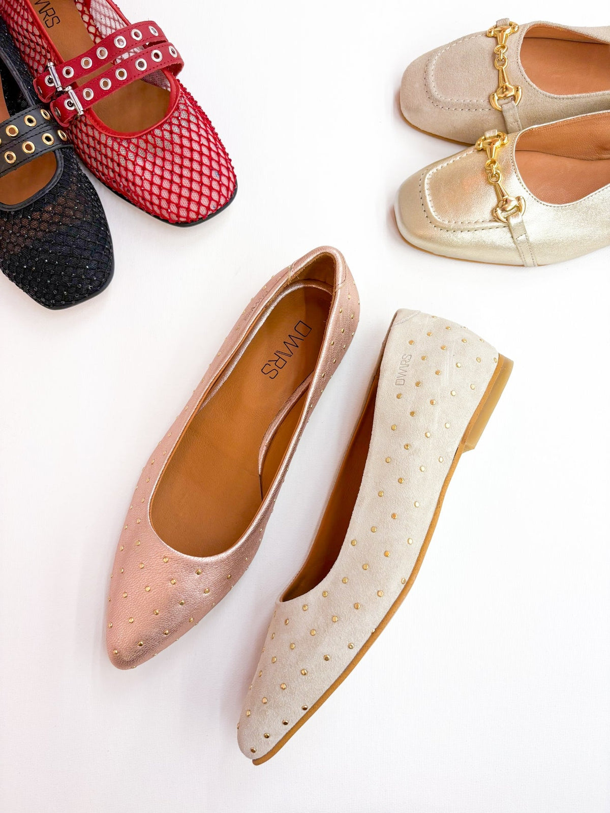 PORTO studs - Loafers | Rosé
