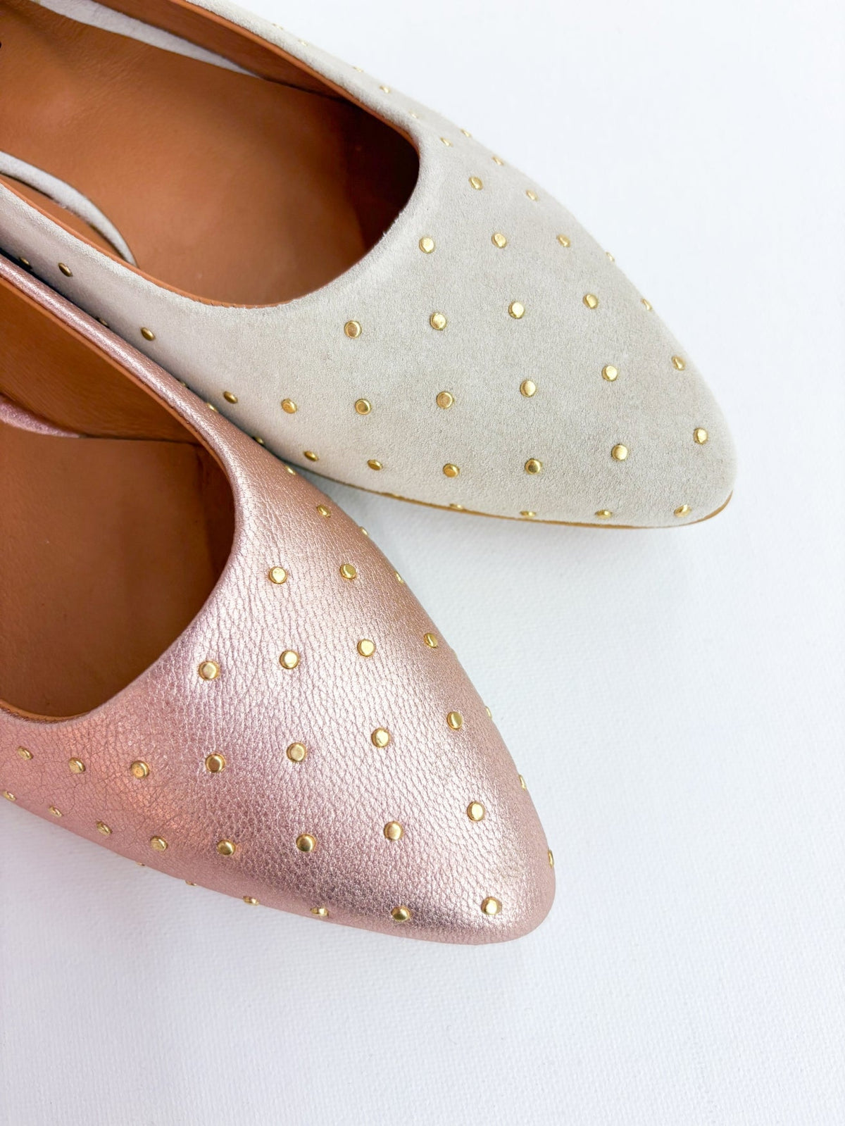 PORTO studs - Loafers | Sand