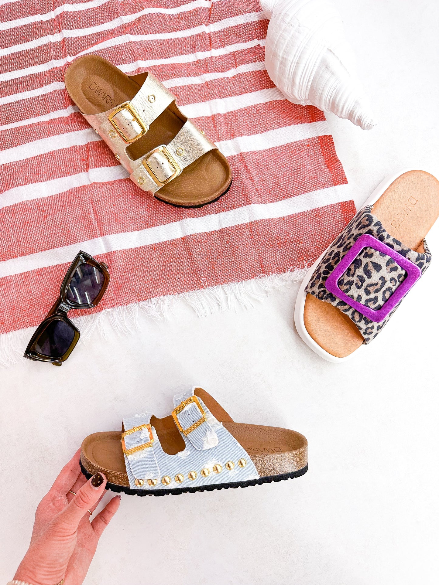 MALIBU denim - Slippers | Lt. Jeans
