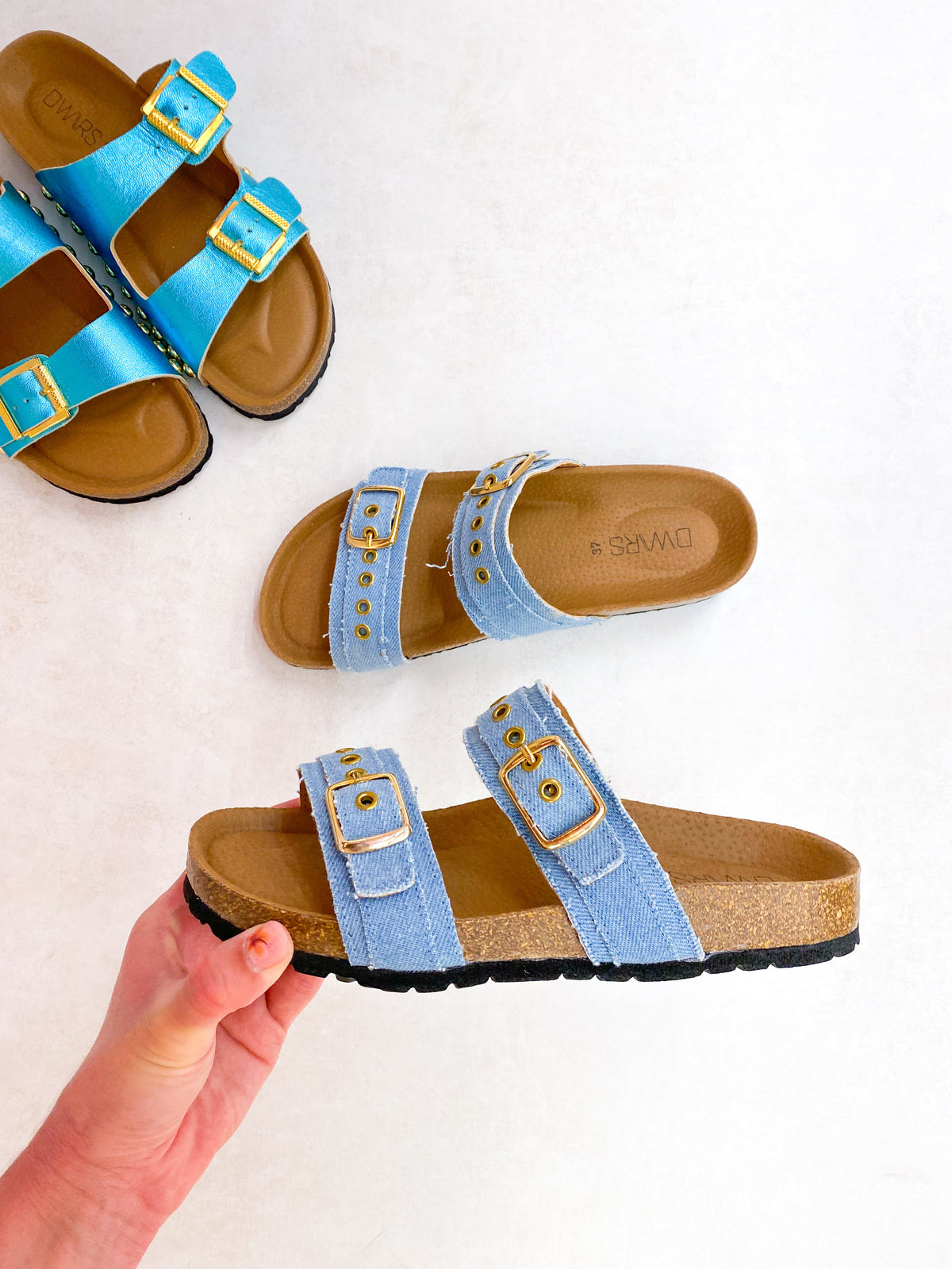 KISKA denim - Slippers | Jeans