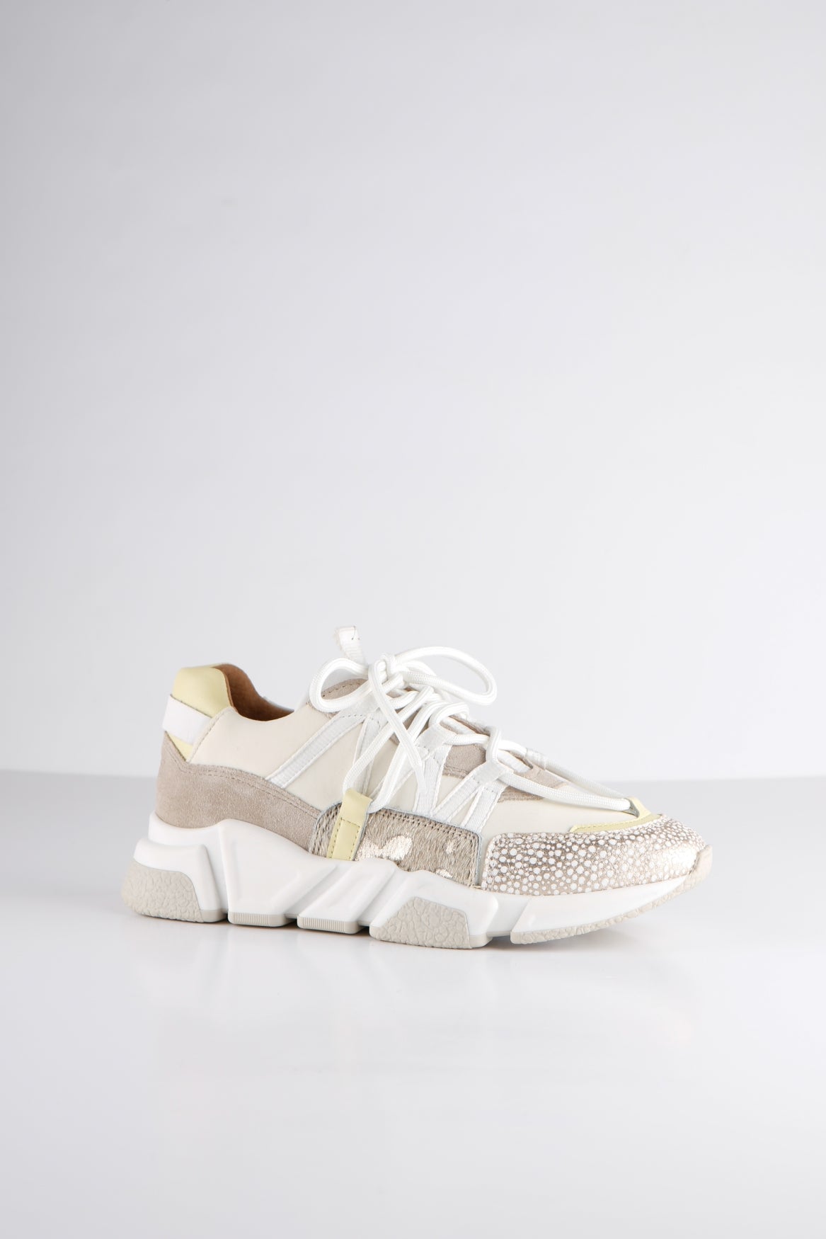 LOS ANGELES leer - Sneakers | Butter / Sand