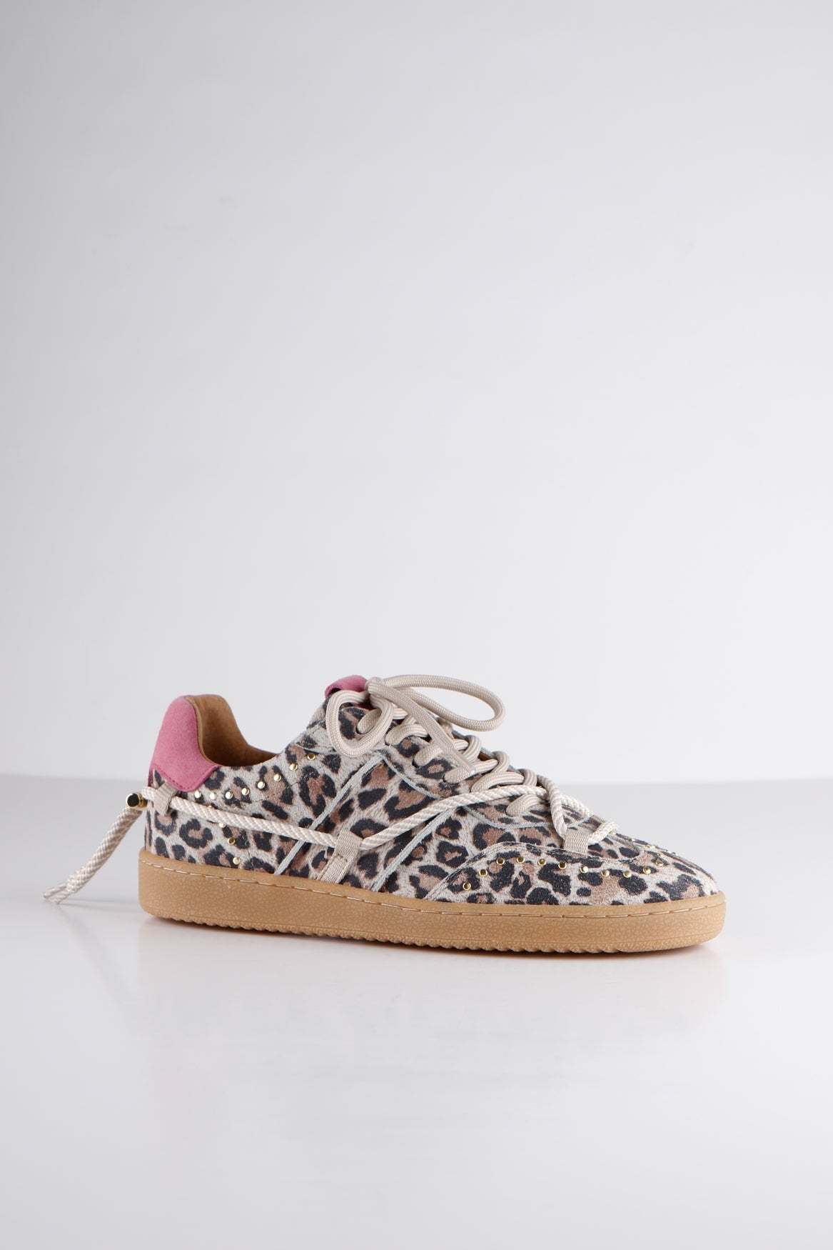 POONA studs leopard - Sneakers | Sand / Pink
