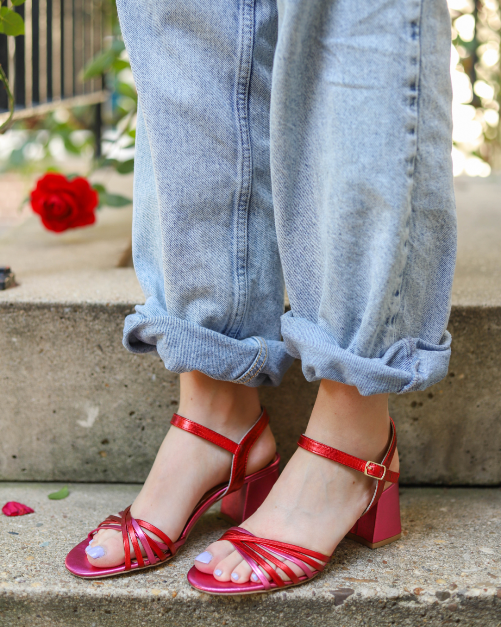 DUERO metallic - Hakken | Pink / Red
