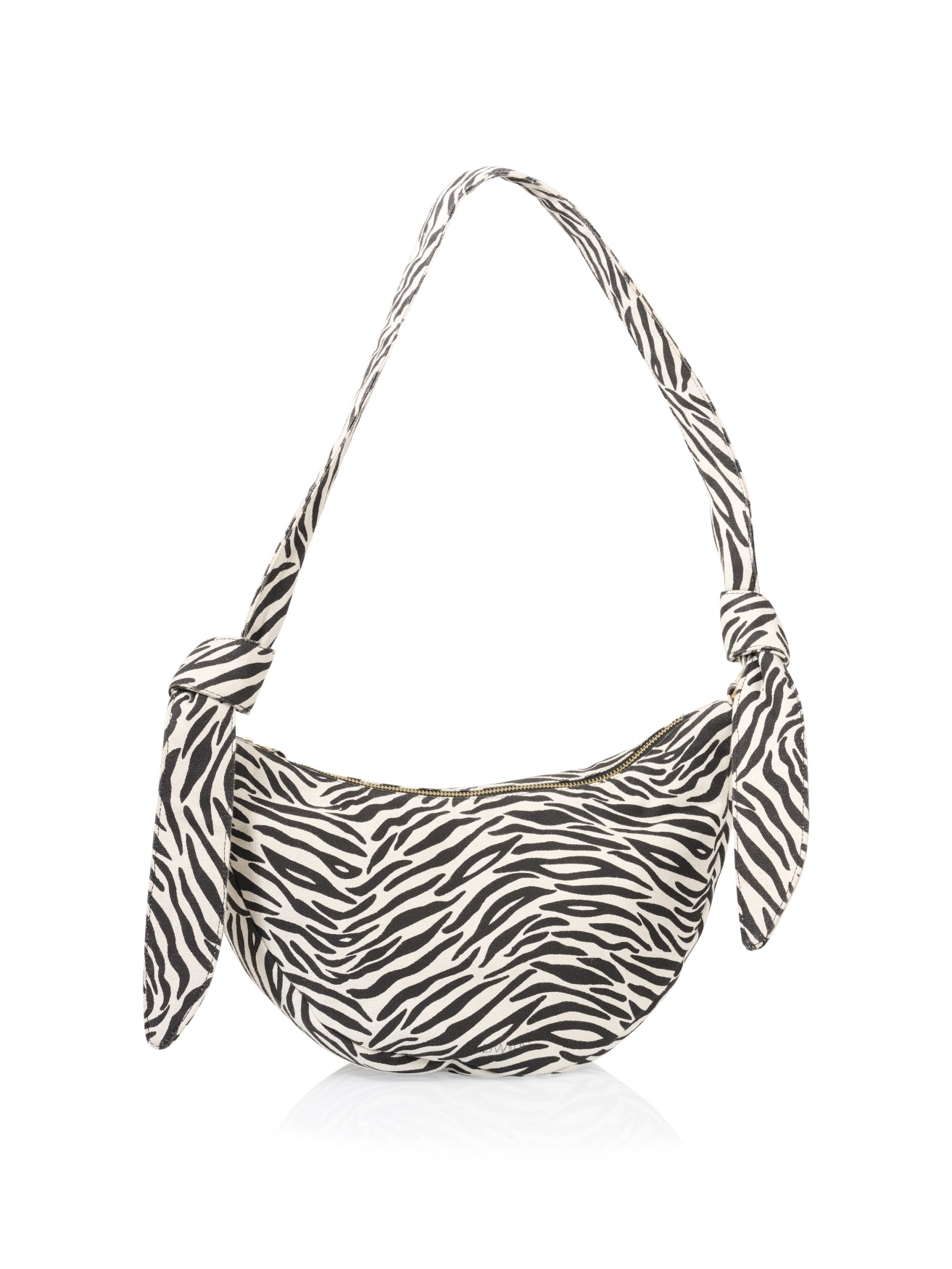 AMELIA BAG canvas zebra - Tassen | White / Black