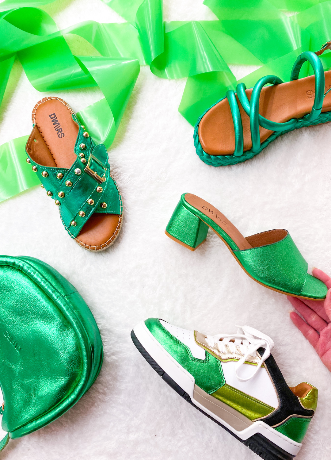 CYPRUS metallic - Sandalen | Green