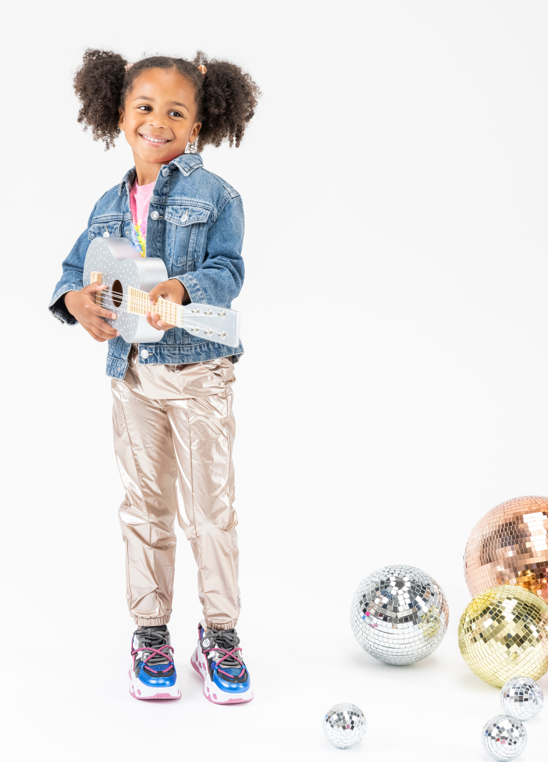 SATURNUS KIDS sparkling - Sneakers | Kobalt / Neon Pink