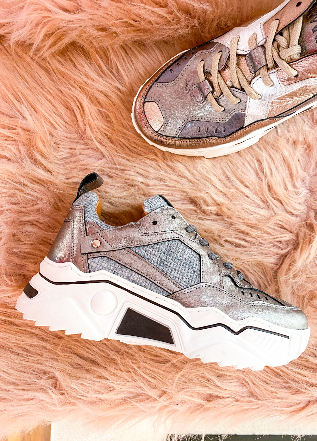 PLUTO metallic - Sneakers | Steel