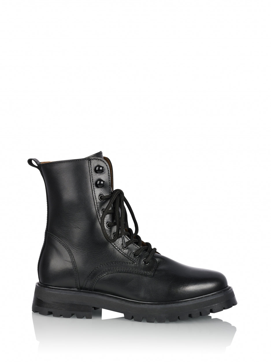 BOGOTA leer - Bikerboots | Black