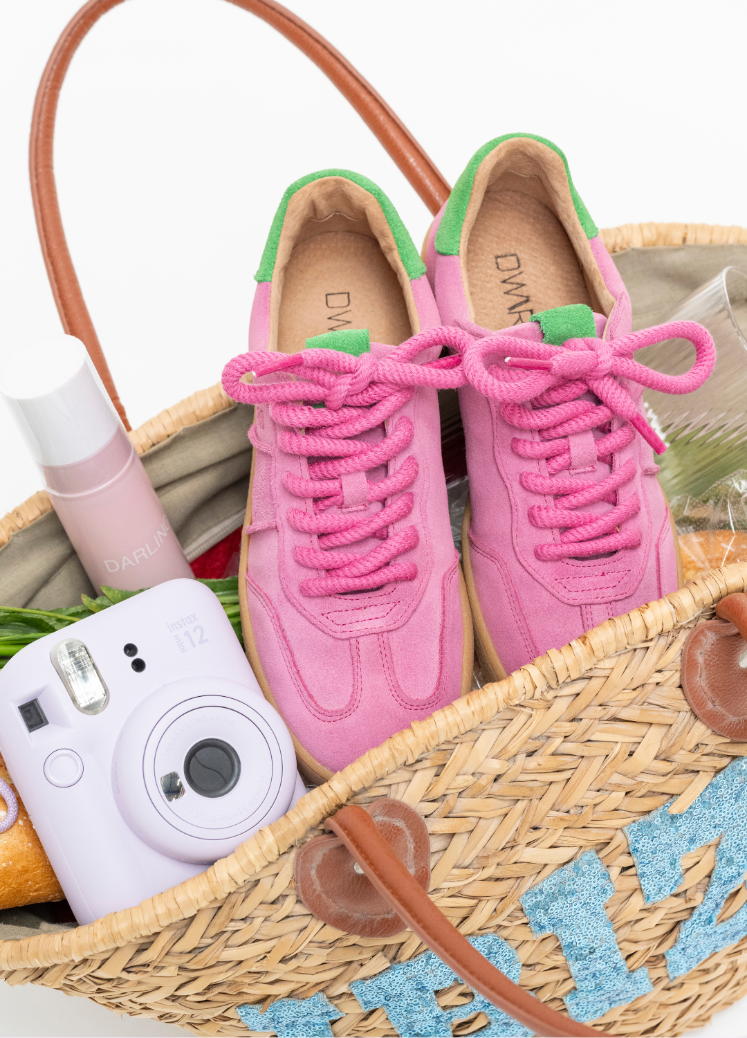 POONA suede - Sneakers | Pink / Green
