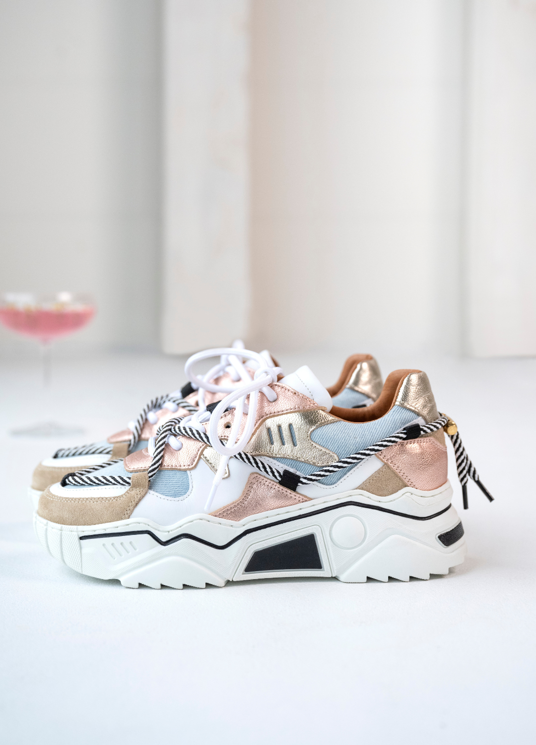 JUPITER denim - Sneakers | Rosé / Jeans