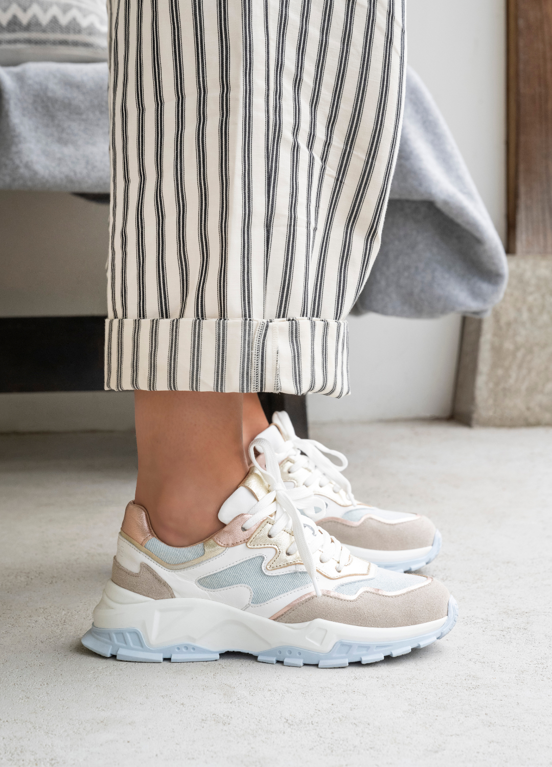 CHESTER denim - Sneakers | Rosé / Jeans