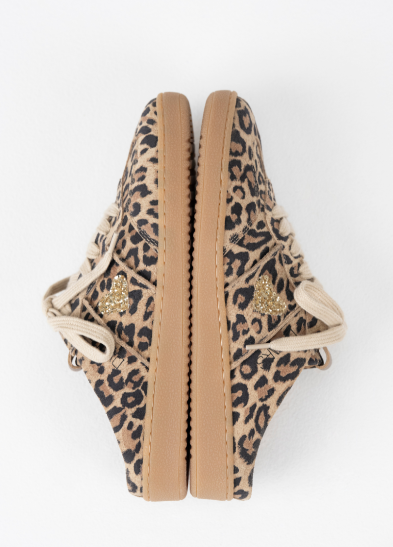 NOME HEART leopard - Sneakers | Cognac / Stone