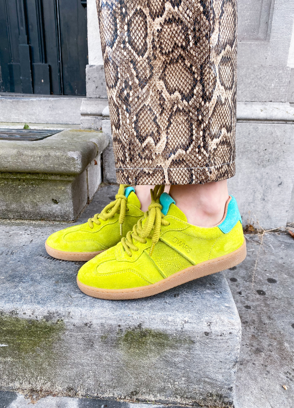 POONA suede - Sneakers | Apple / Turquoise