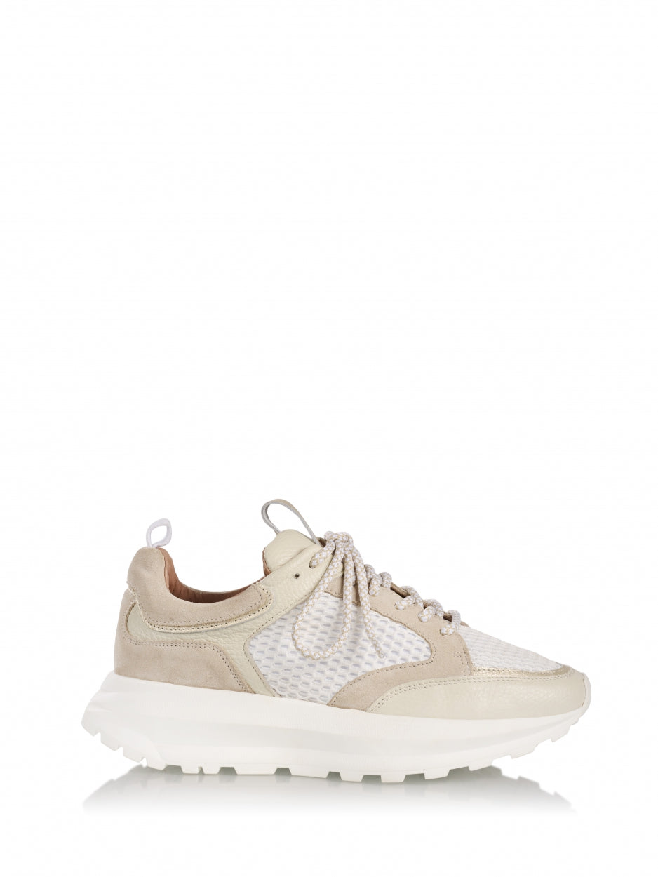 CALAIS - Sneaker | Weiß/Sand