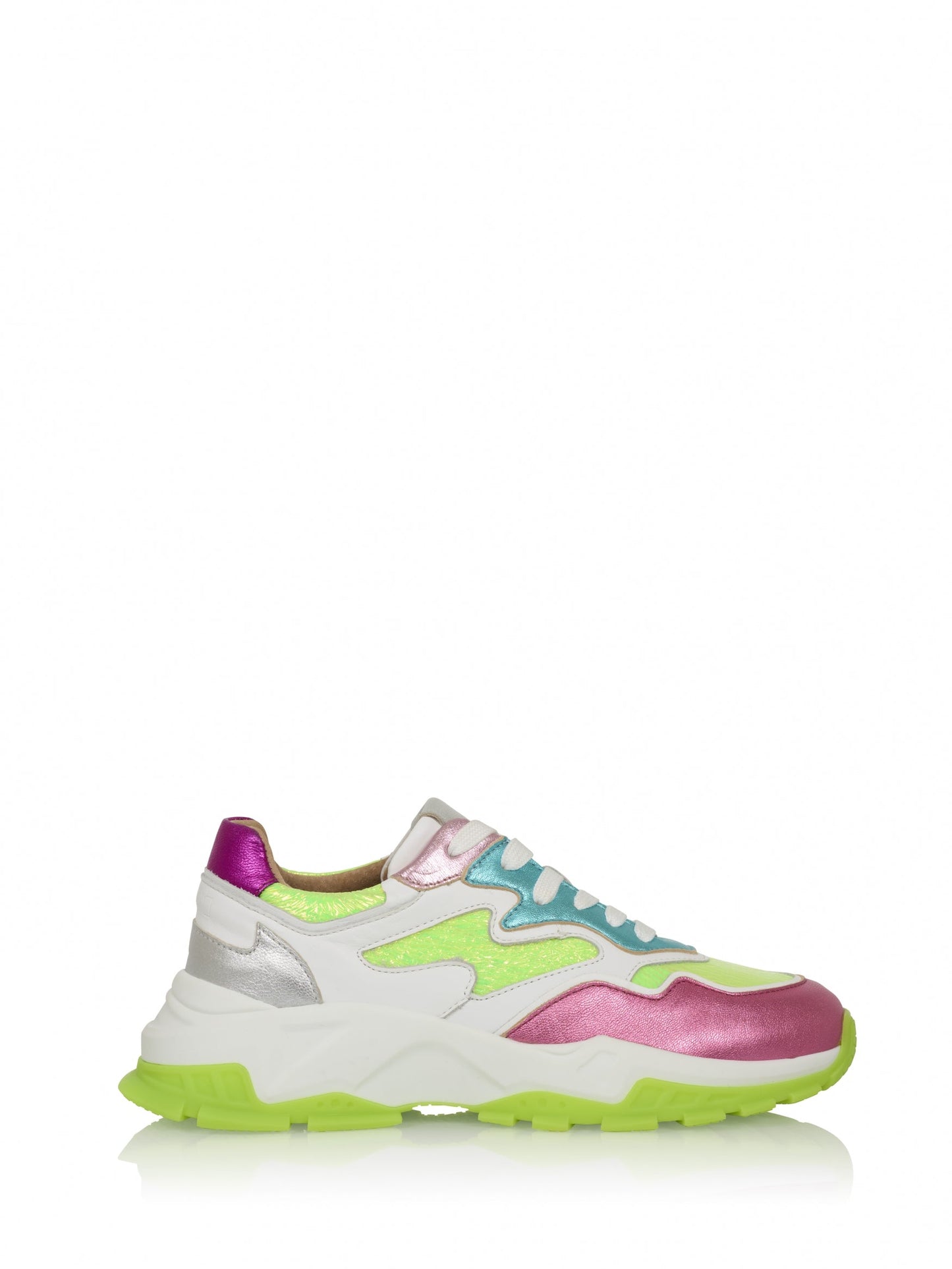 CHESTER metallic - Sneakers | Green Neon / Pink