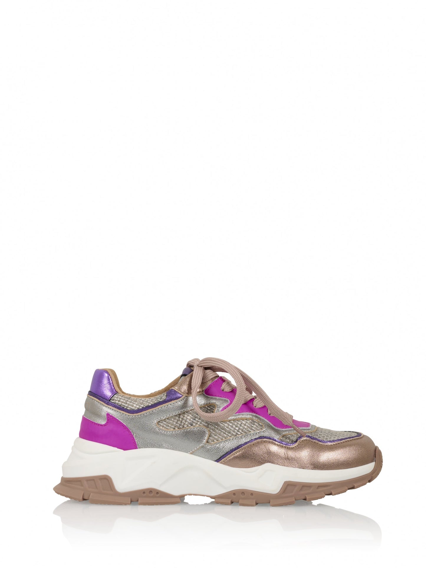 CHESTER metallic - Sneakers | Steel / Fuchsia