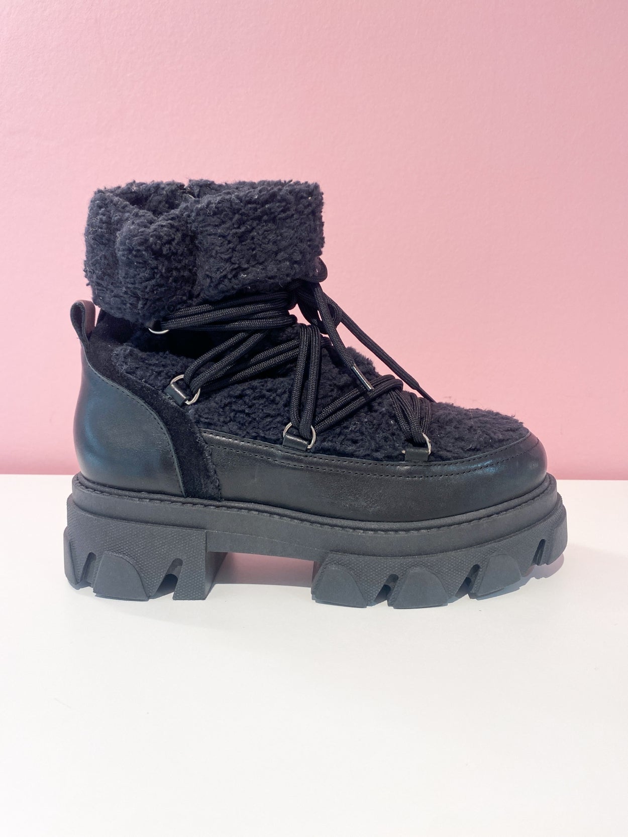 HARBIN teddy - Bikerboots | Black