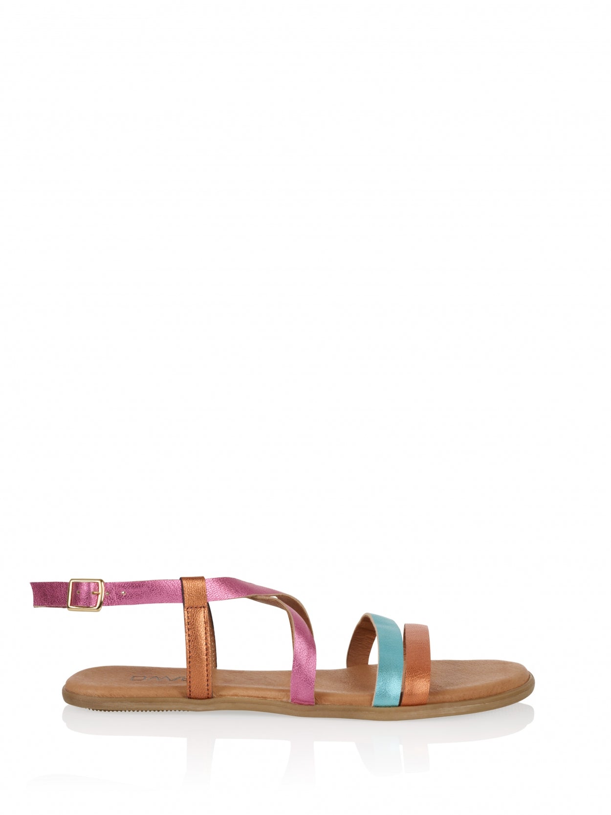 HAWAII metallic - Sandalen | Orange / Pink / Aqua