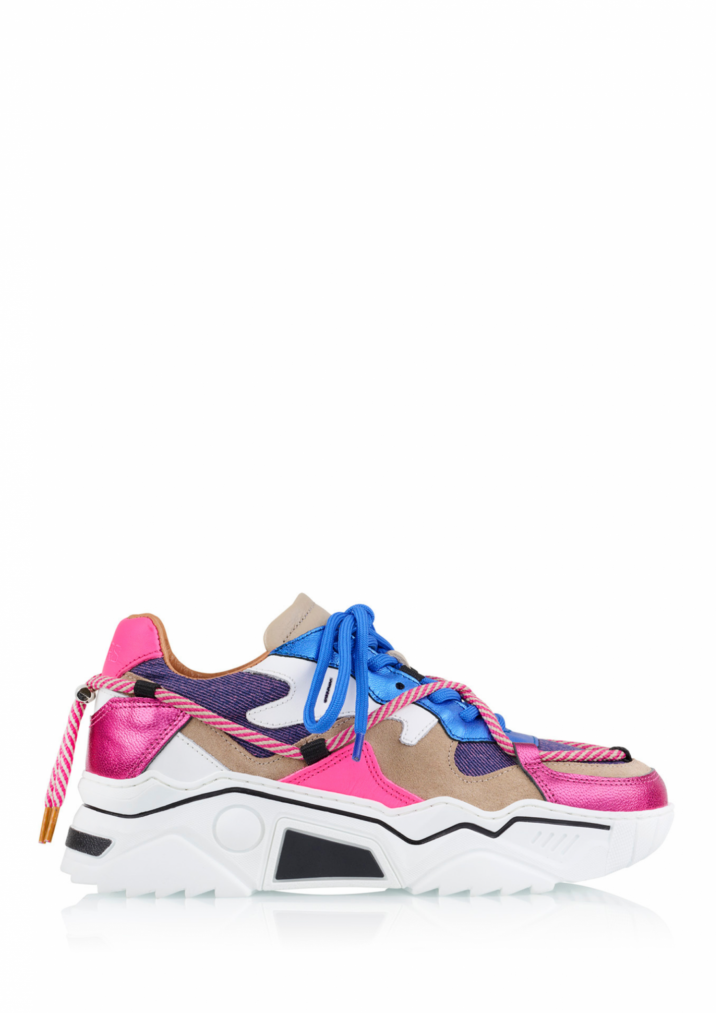 JUPITER denim - Sneakers | Fuchsia / Blue