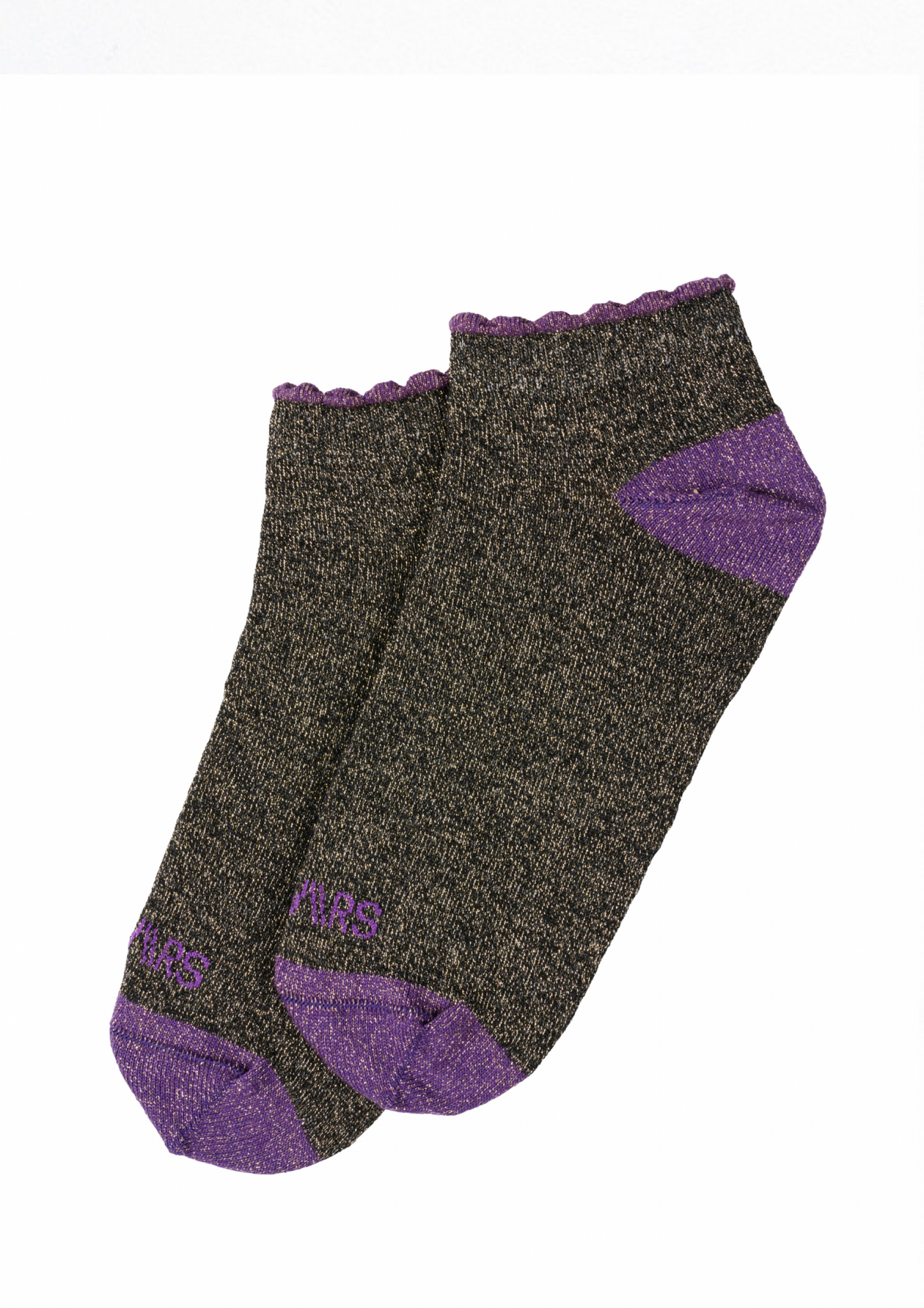 LIZZY SOCKS - Sokken | Black / Purple