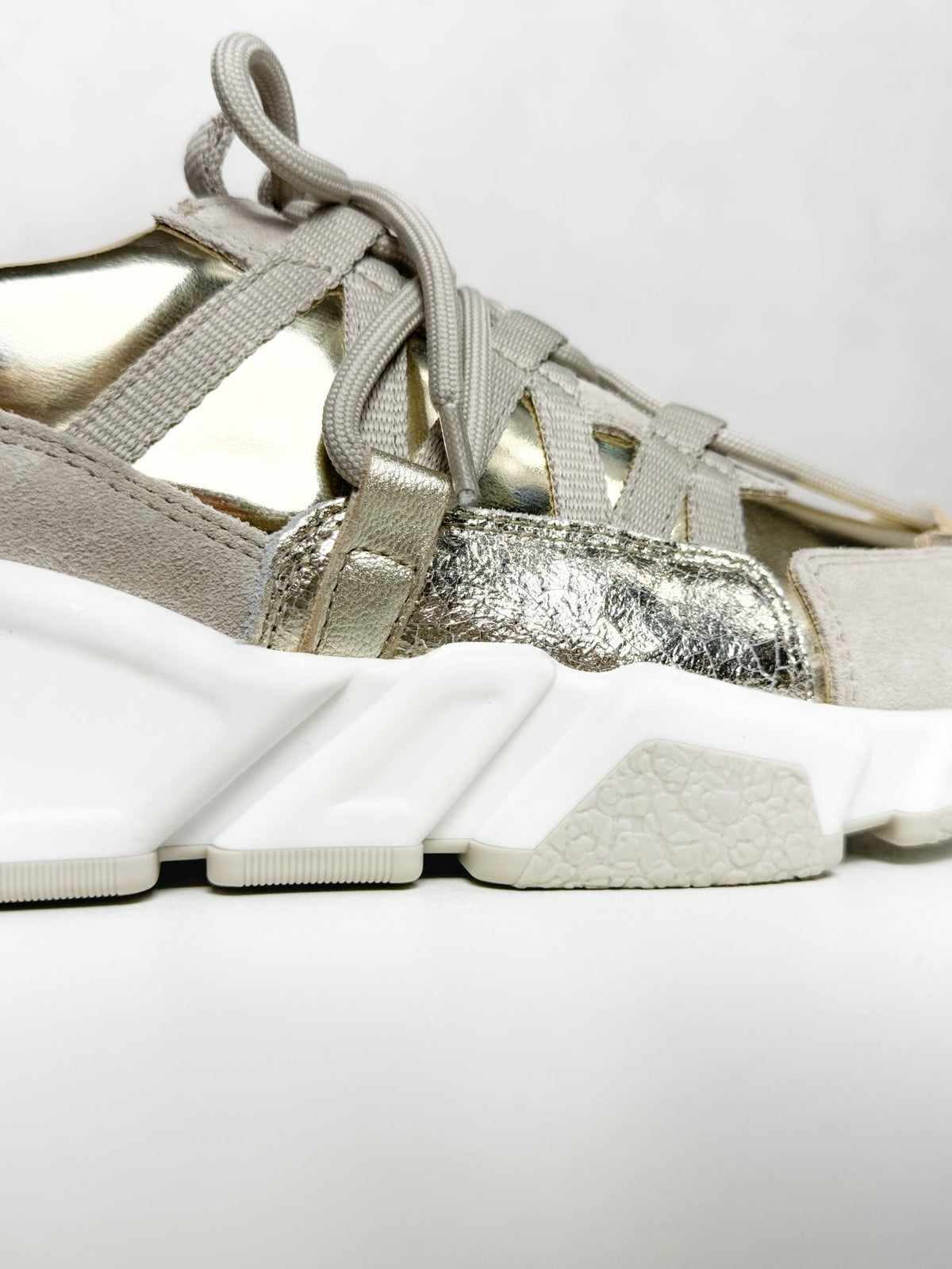 LOS ANGELES metallic - Sneakers | Sand / Champagne