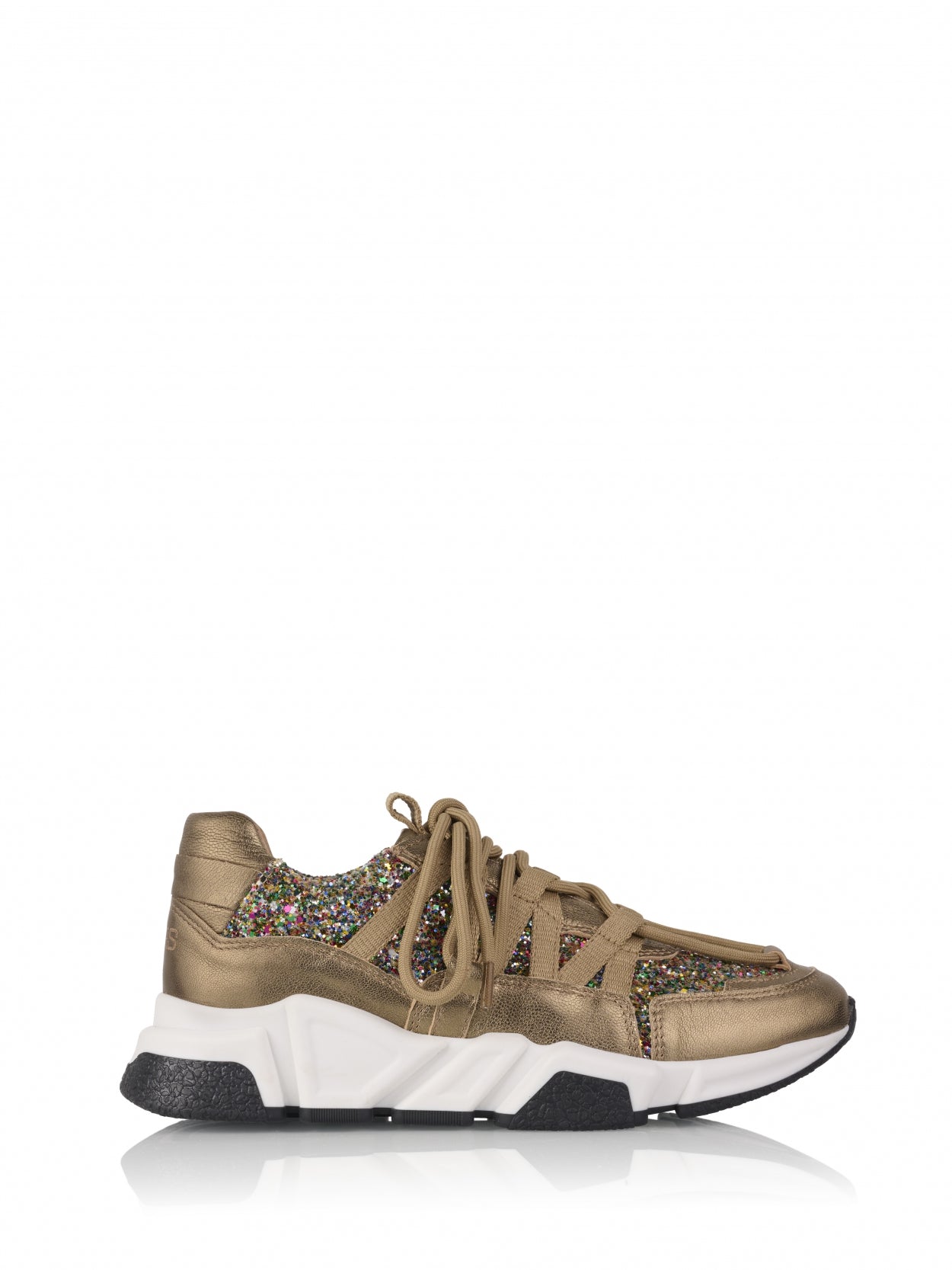 LOS ANGELES glitter- Sneakers | Smoke / Multi