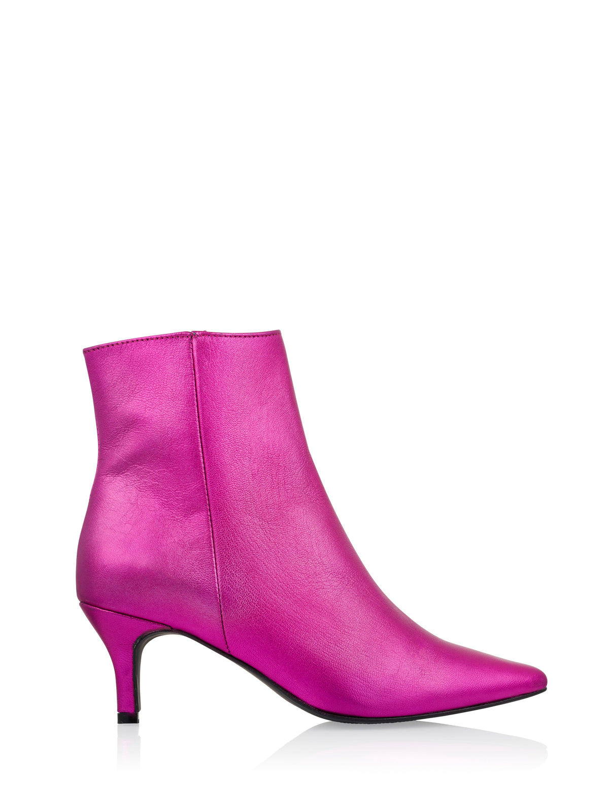 LUGO metallic - Enkellaarsjes | Fuchsia
