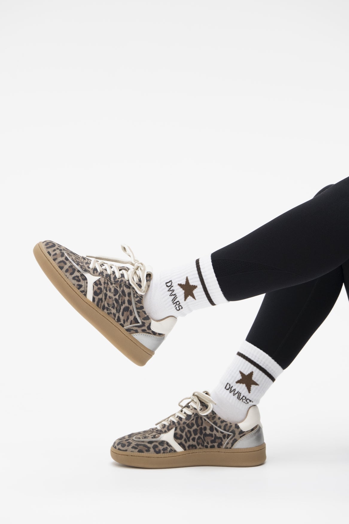 MIRABEL leopard - Sneakers | Beige / Steel