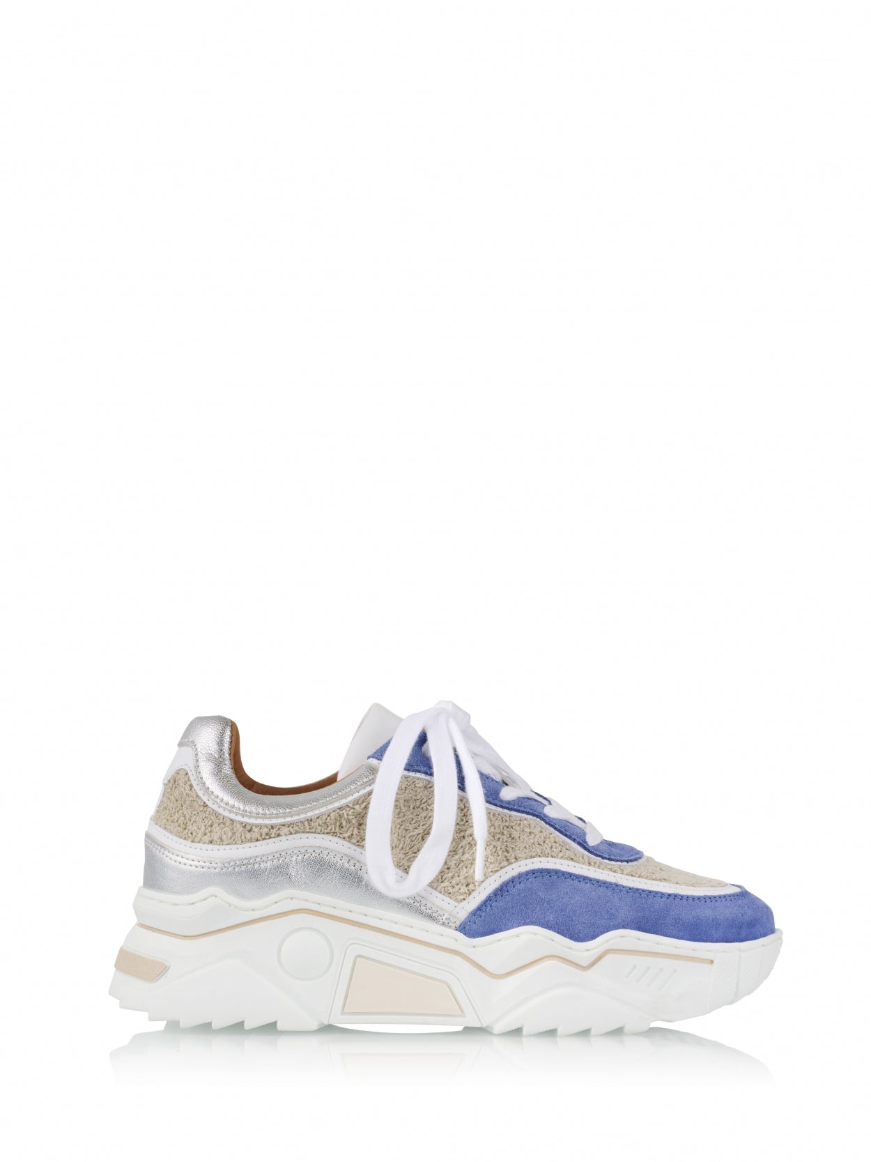MOON terry - Sneakers | Beige / Lt. Blue