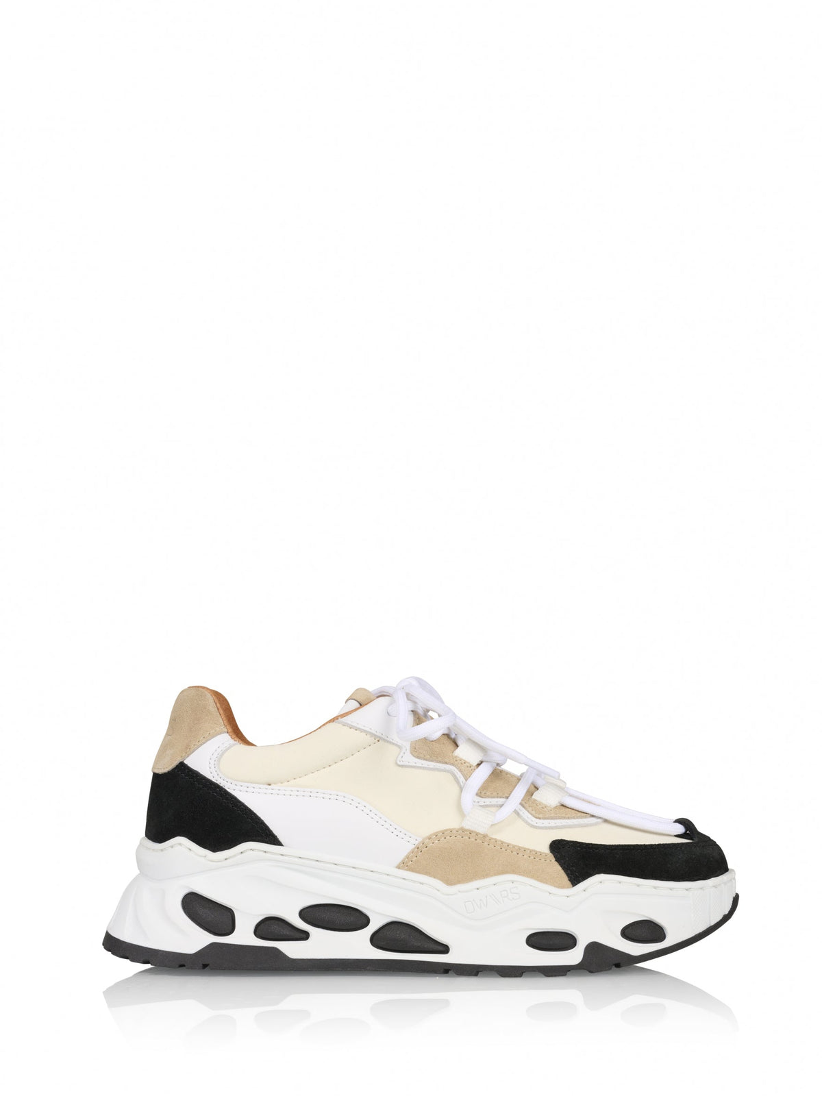 NEPTUNUS leer - Sneakers | White / Sand