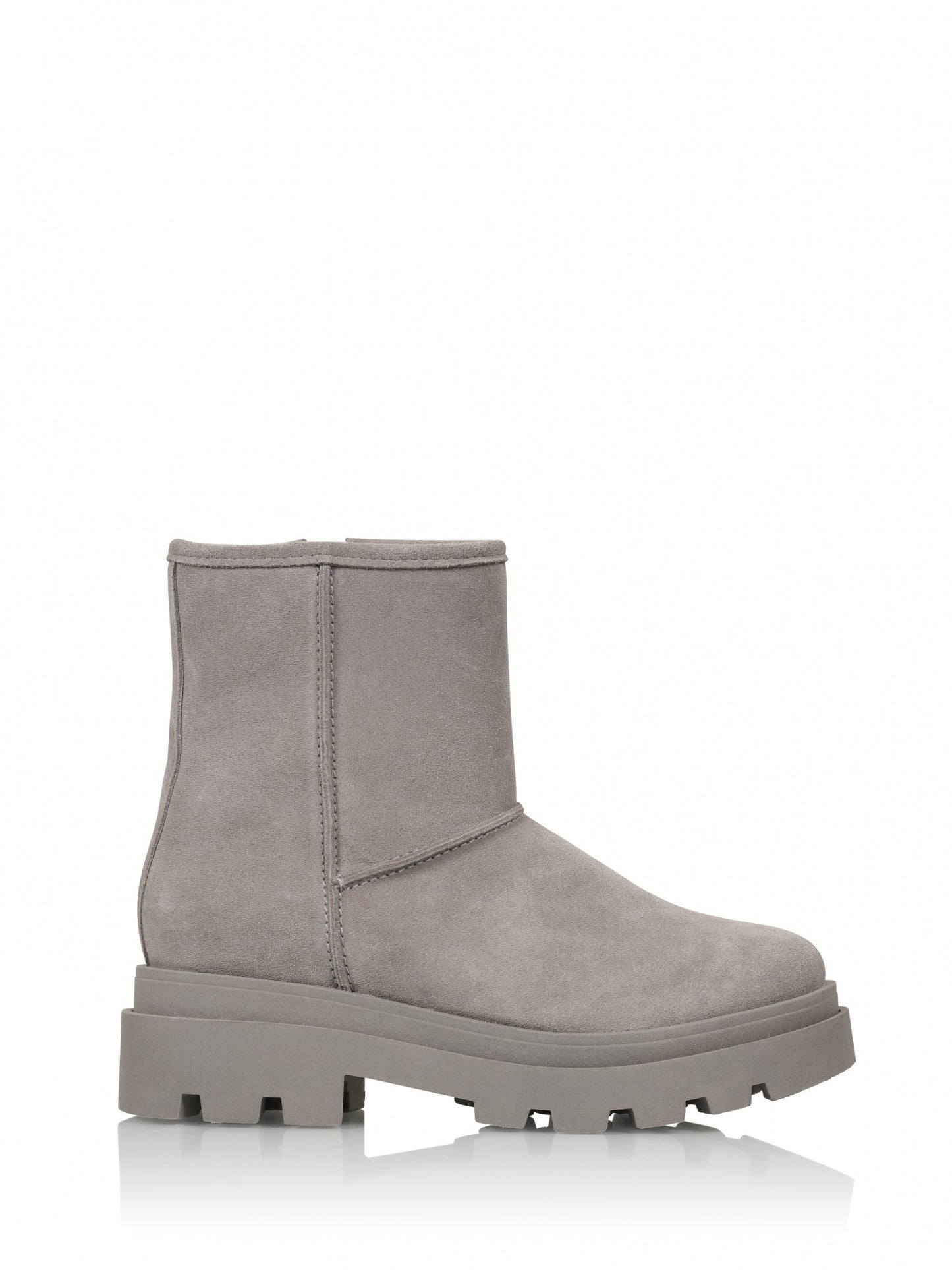 OSLO suede - Bikerboots | Grey