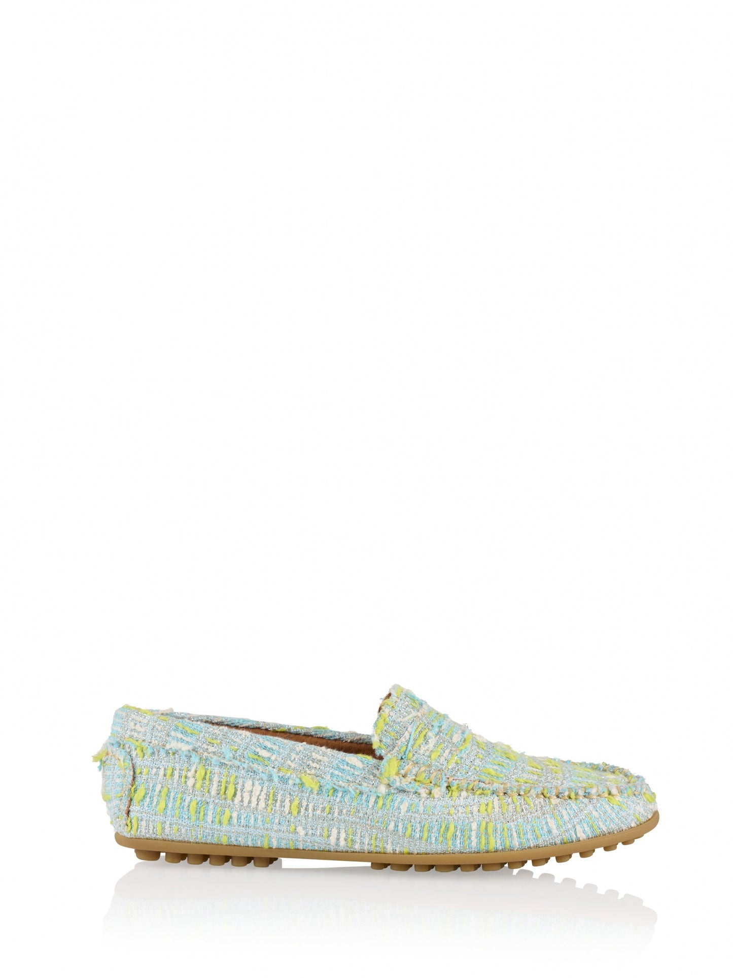 PARIS tweed - Mocassins | Apple / Aqua