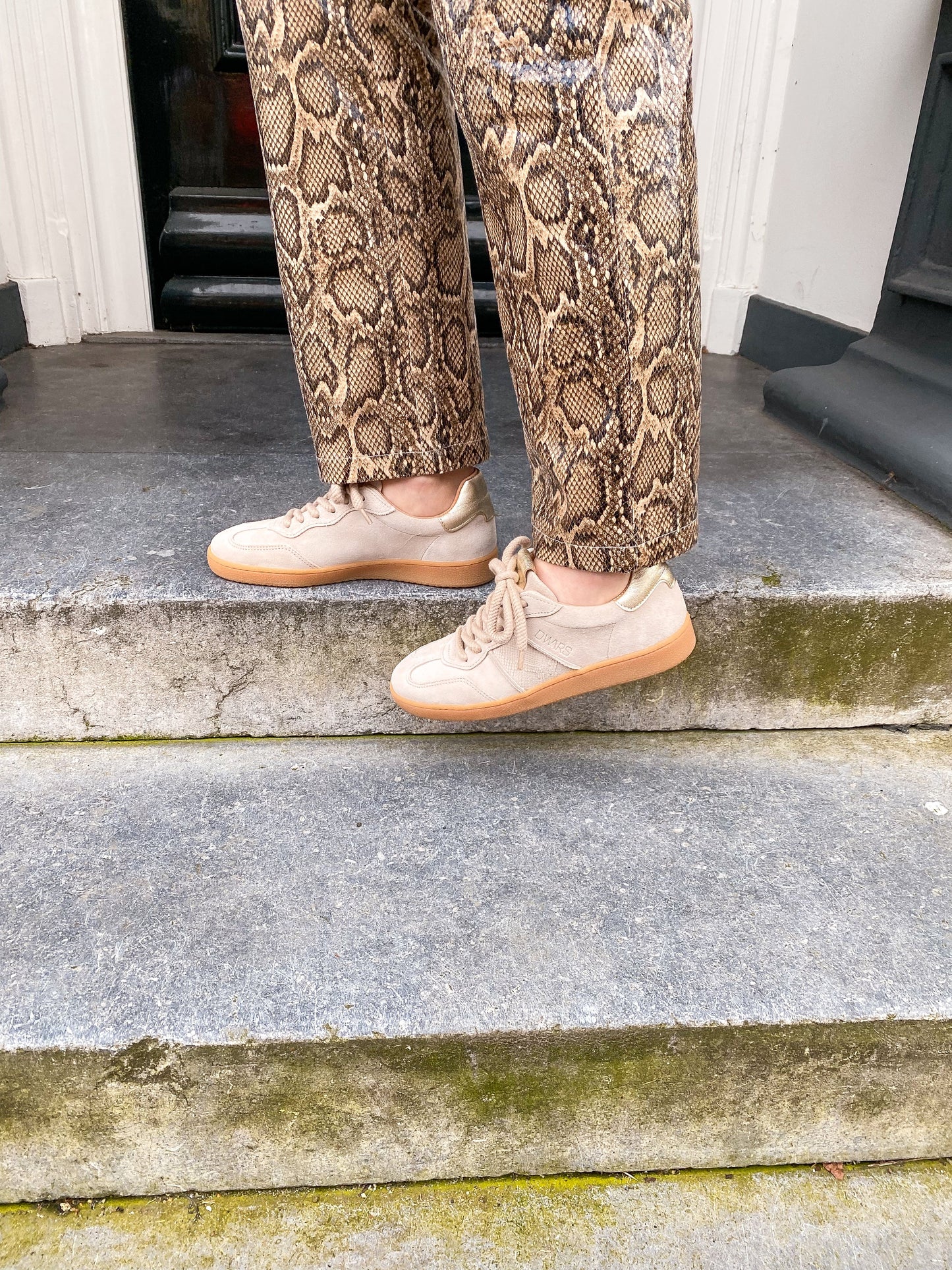 POONA suede - Sneakers | Sand / Champagne