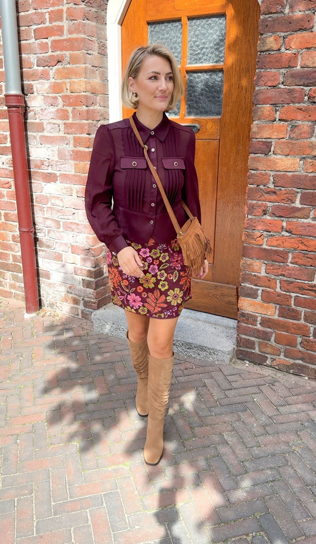 PORTLAND suede - Laarzen | Cognac