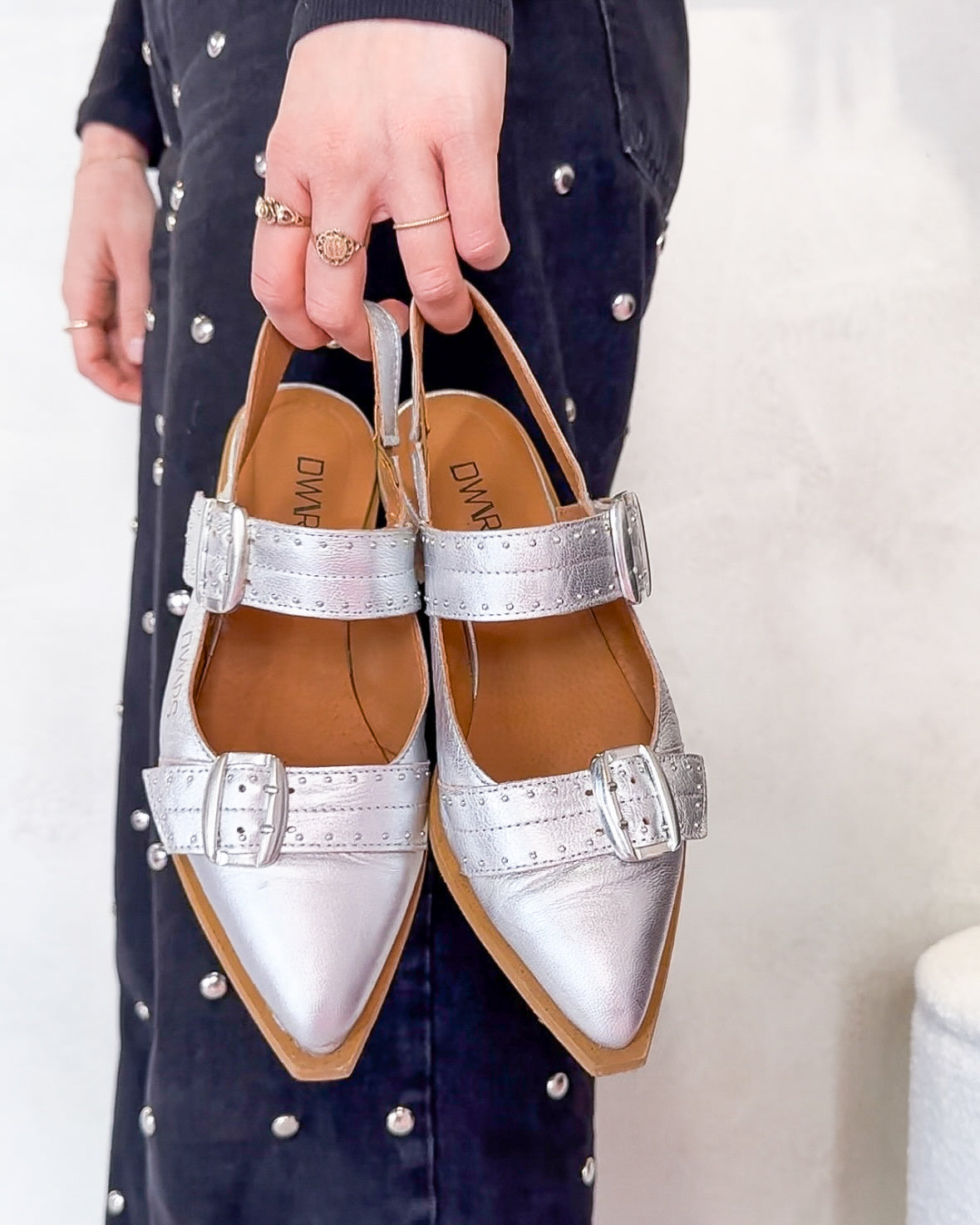 PORT ISABEL metallic - Slingbacks | Silver