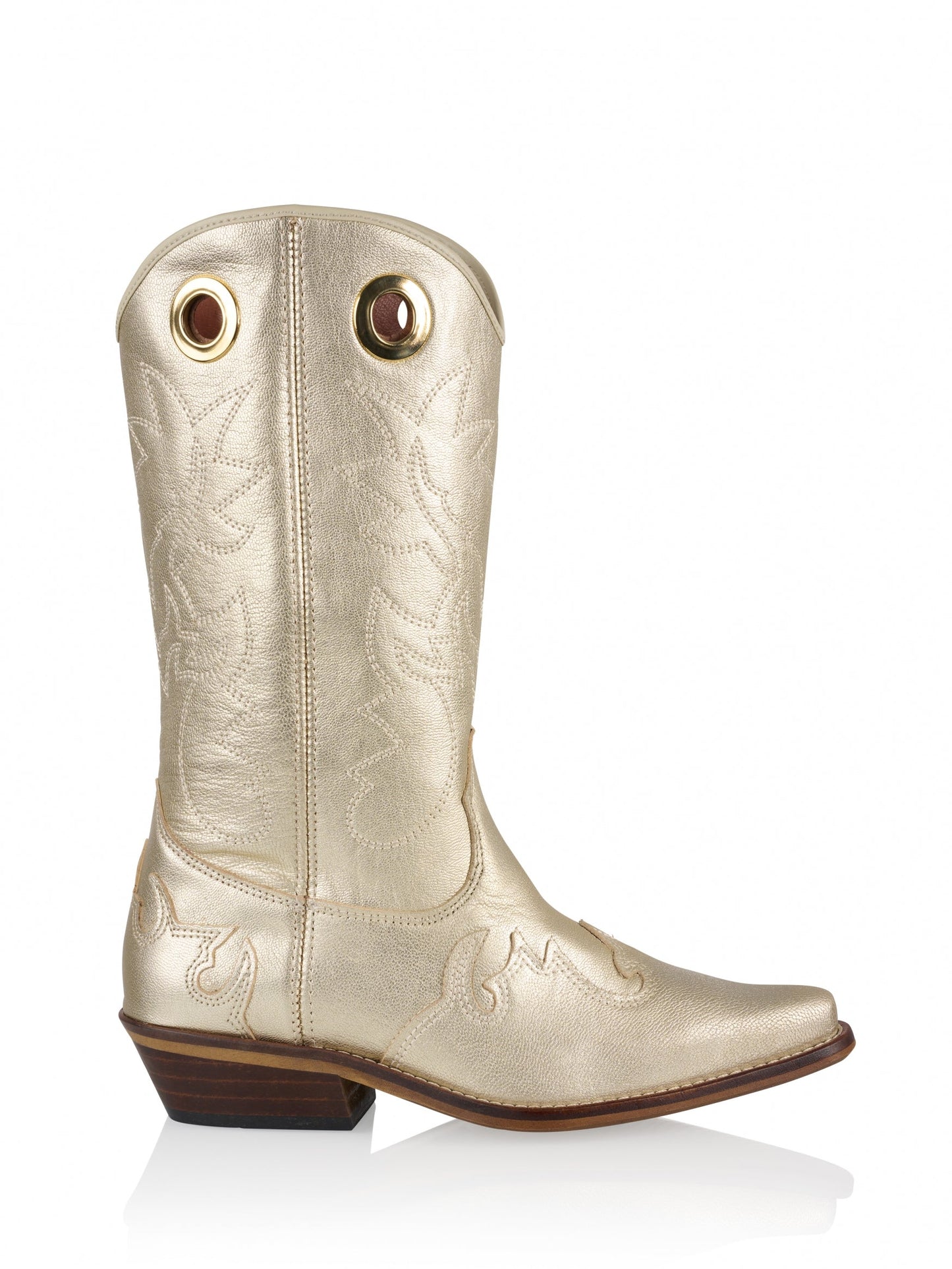 QUITO metallic - Westernlaarzen | Champagne