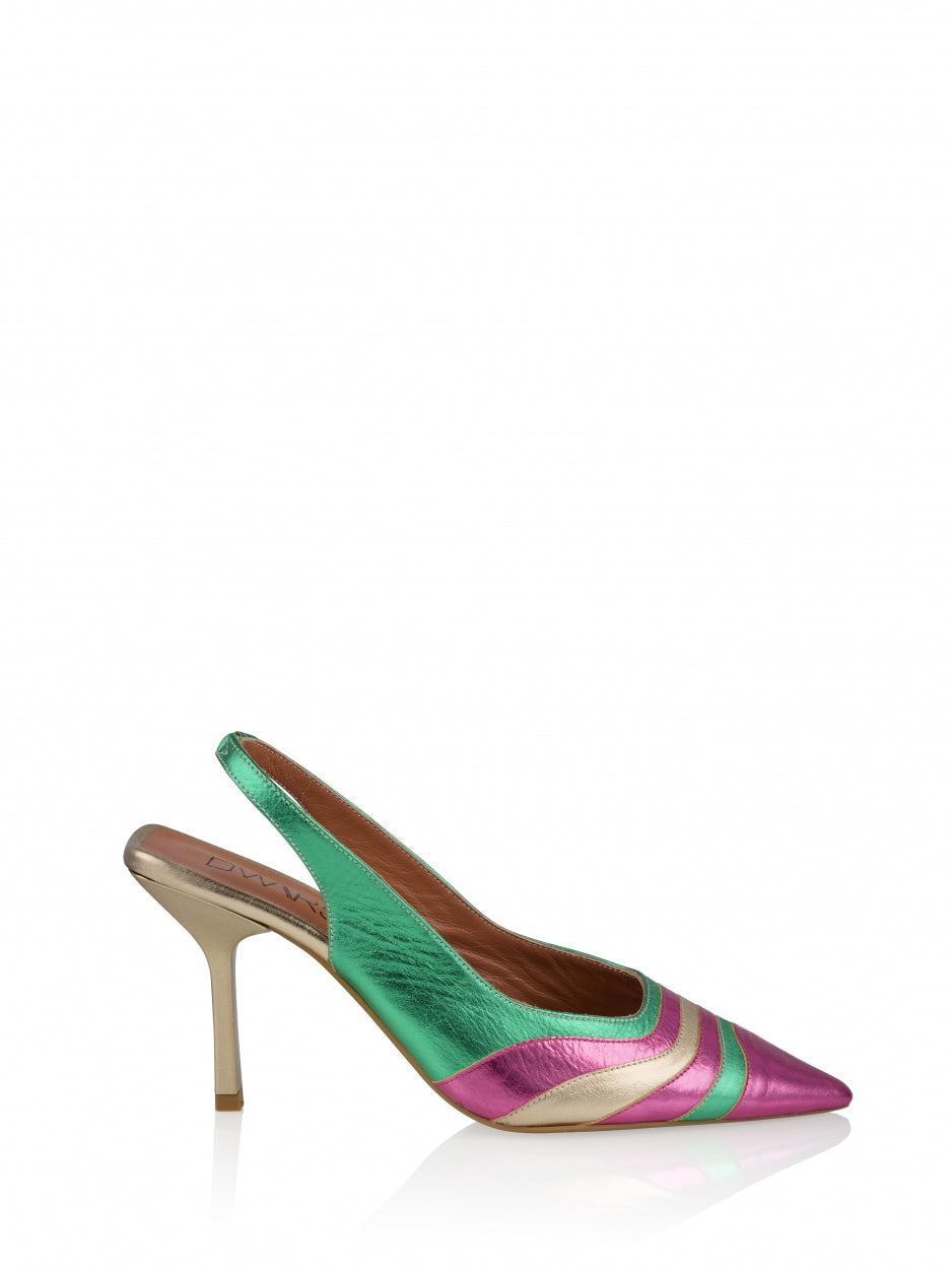 RHODOS metallic - Hakken | Green / Fuchsia
