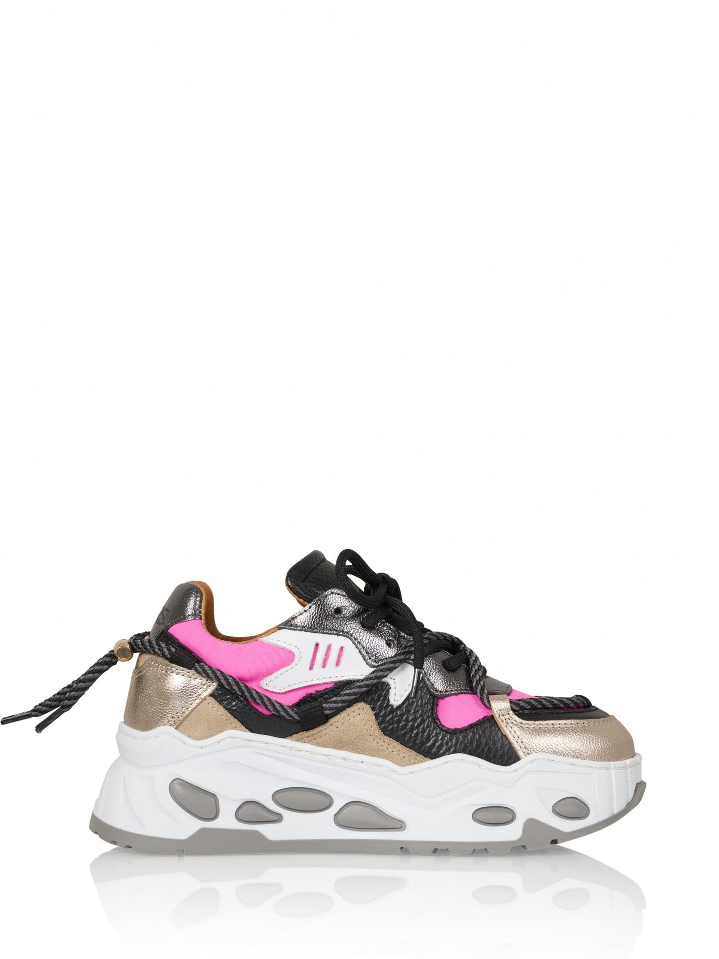 SATURNUS KIDS metallic - Sneakers | Neon Pink / Black