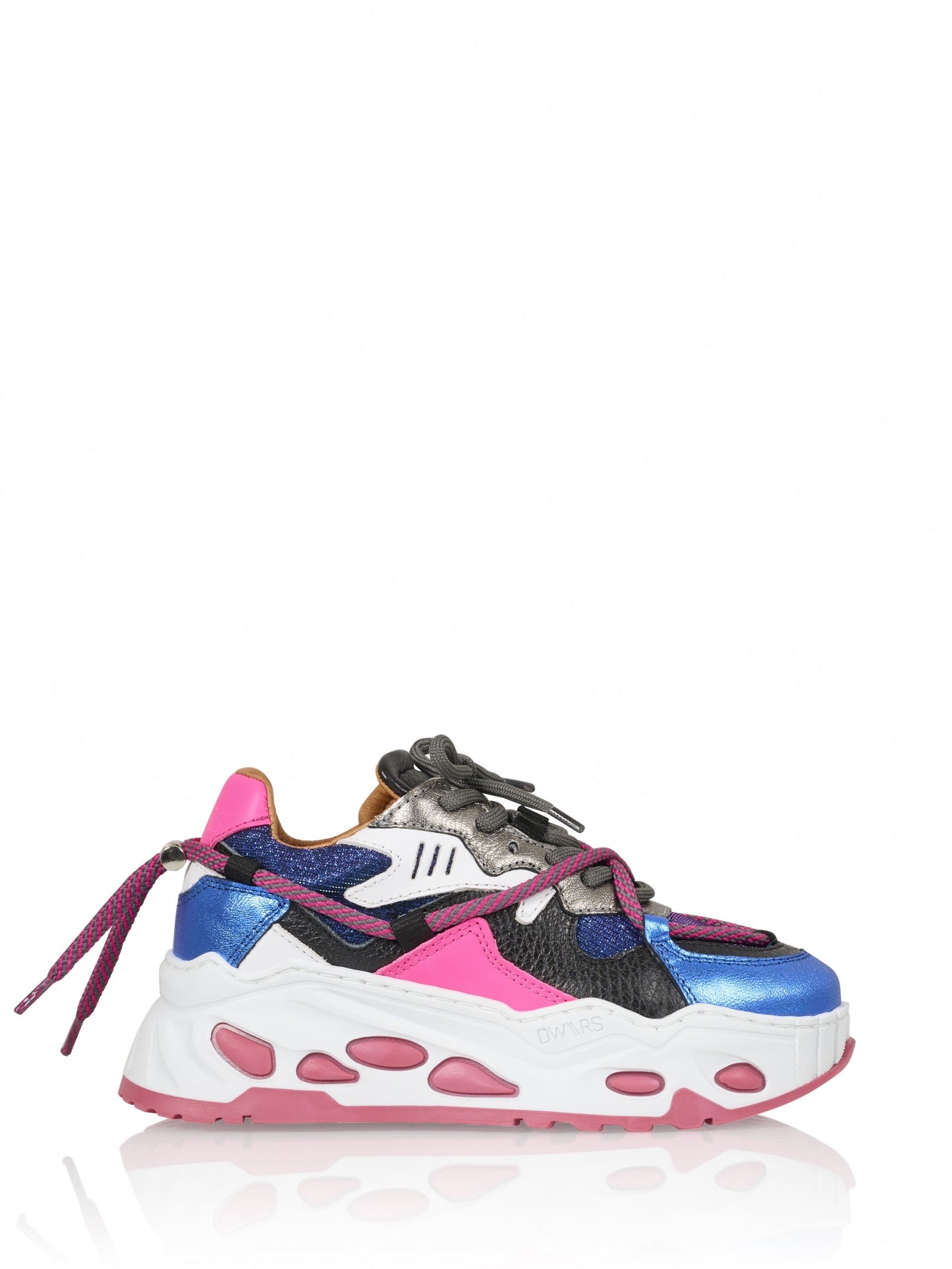 SATURNUS KIDS sparkling - Sneakers | Kobalt / Neon Pink