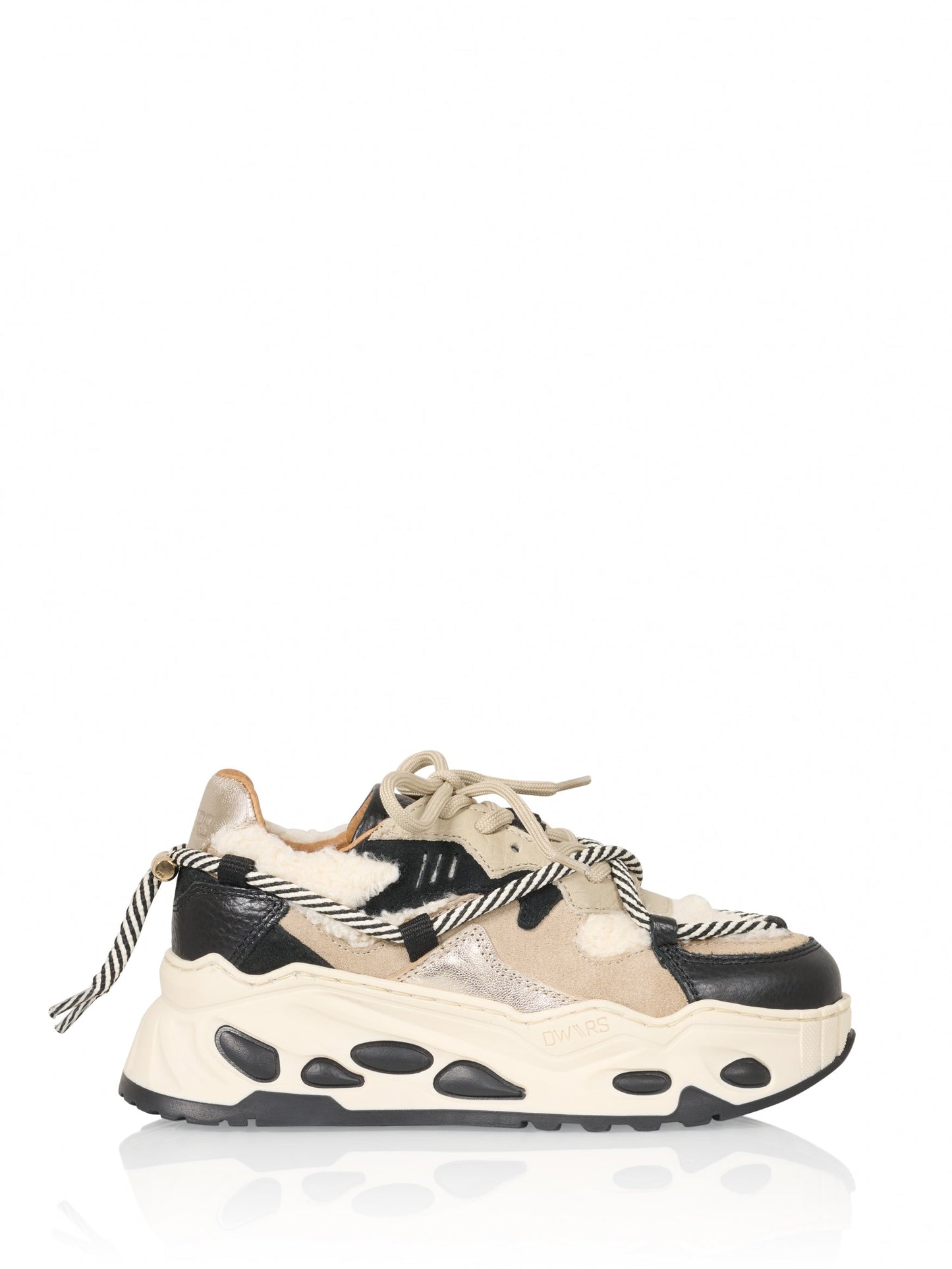 SATURNUS KIDS teddy - Sneakers | Black / Off white