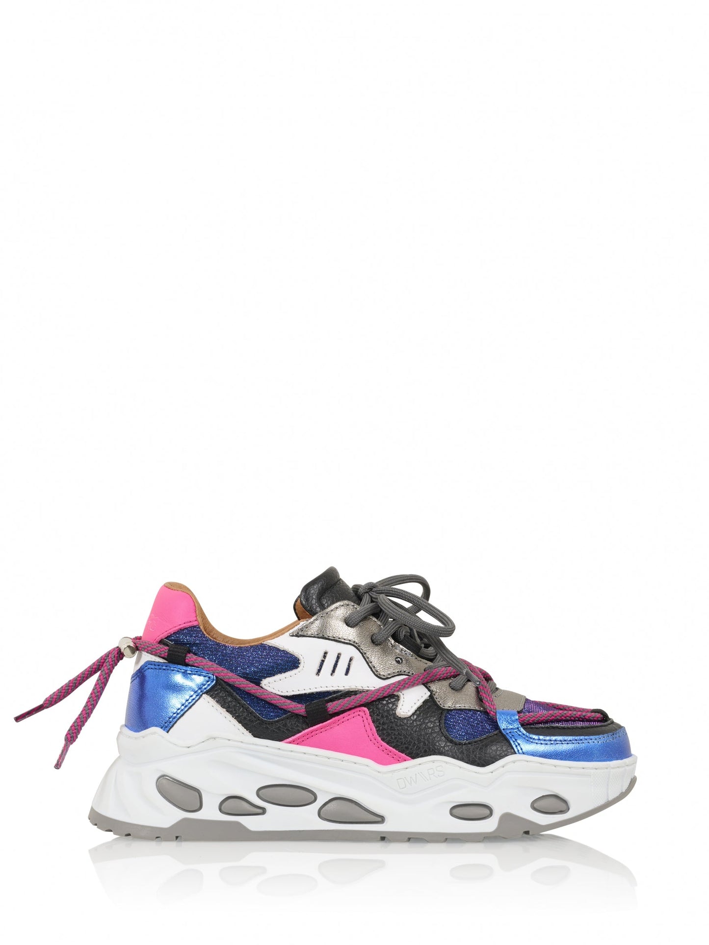 SATURNUS sparkling - Sneakers | Kobalt / Neon Pink