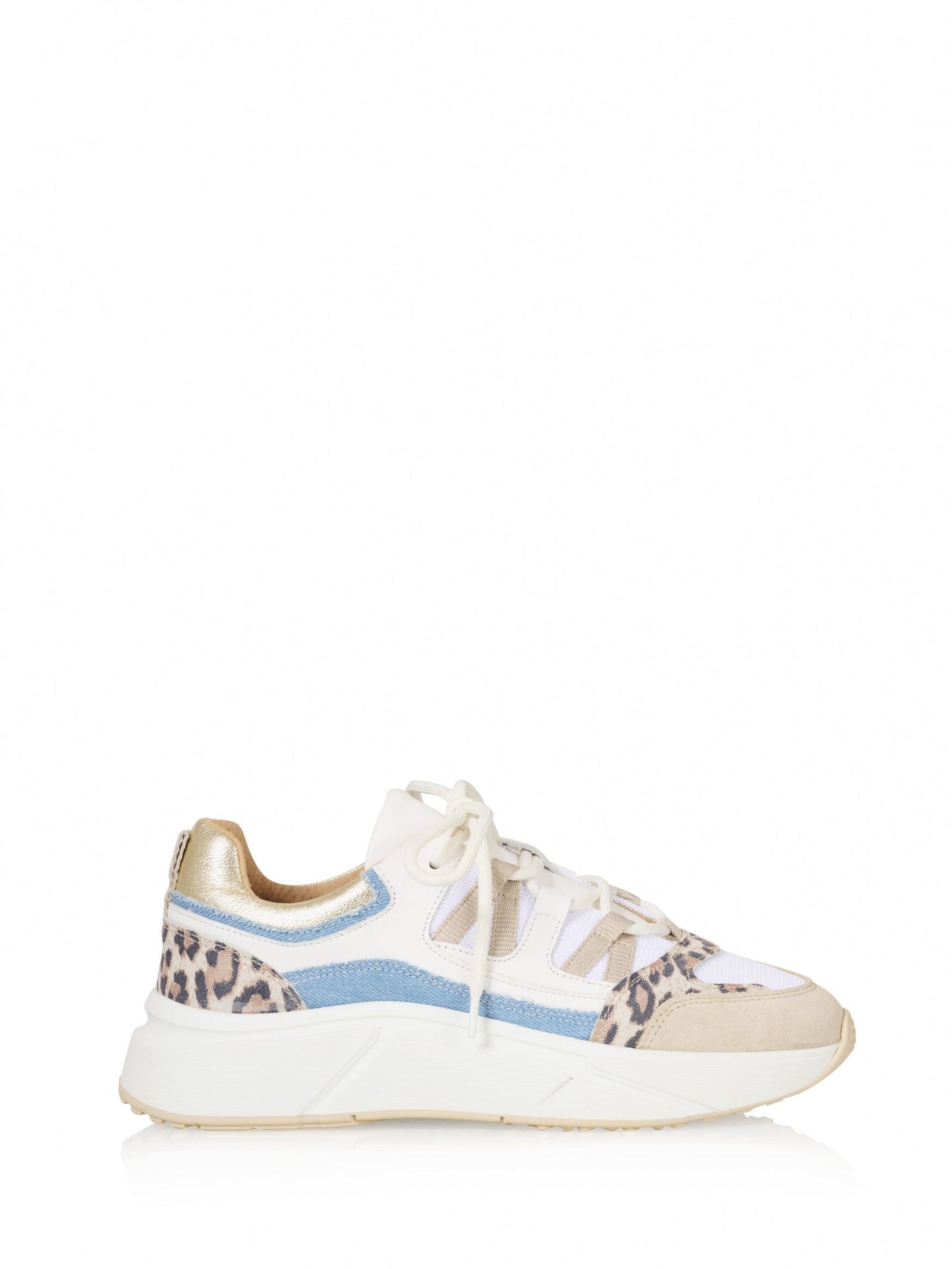 SENJA leopard - Sneakers | Sand / White / Jeans