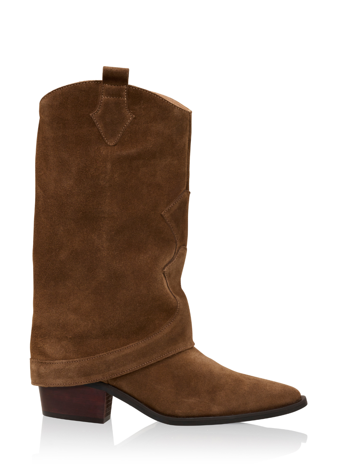 SHETLAND suede - Westernlaarzen | Brown