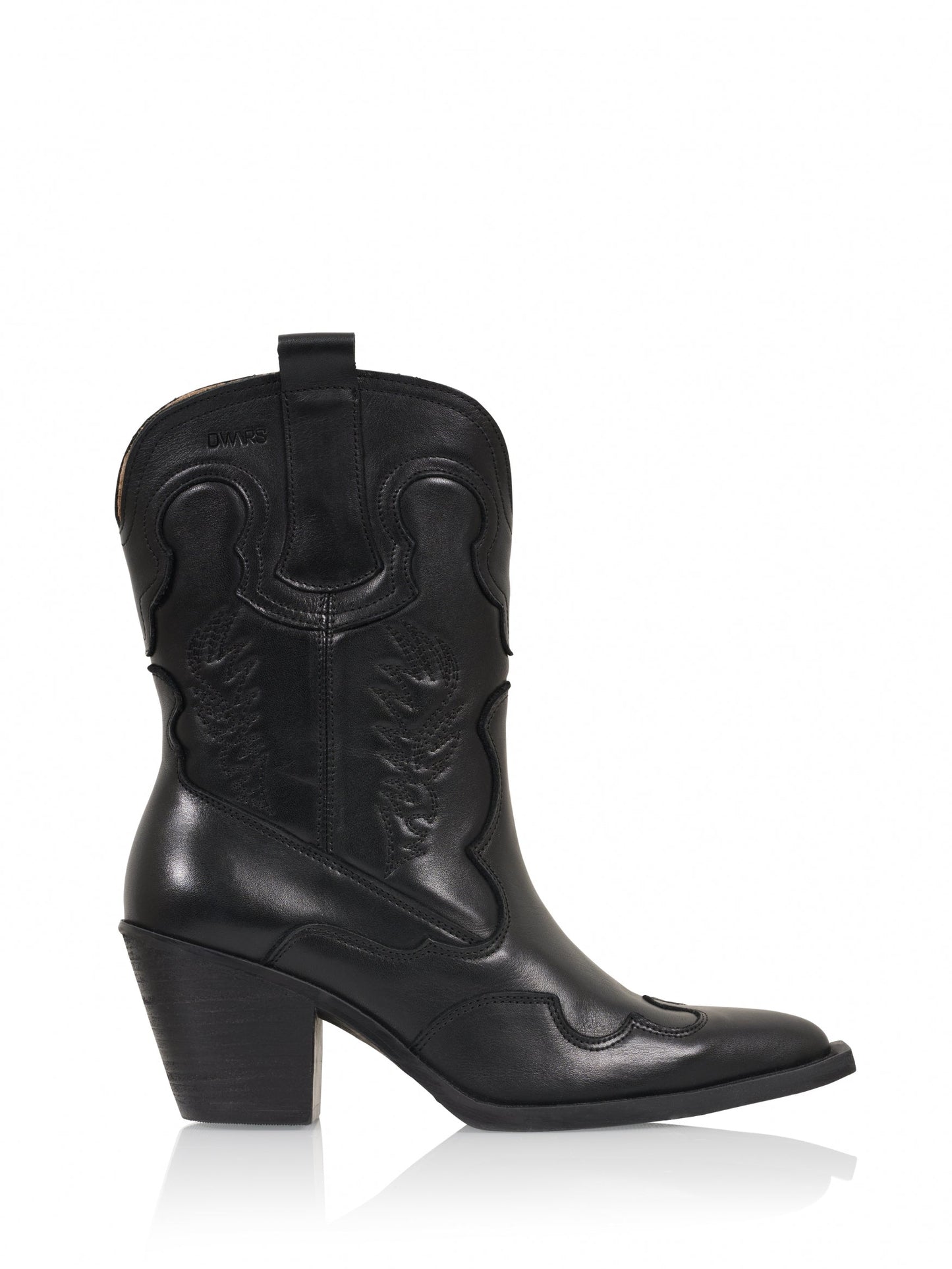 SILVI Leder-Westernstiefel | Schwarz