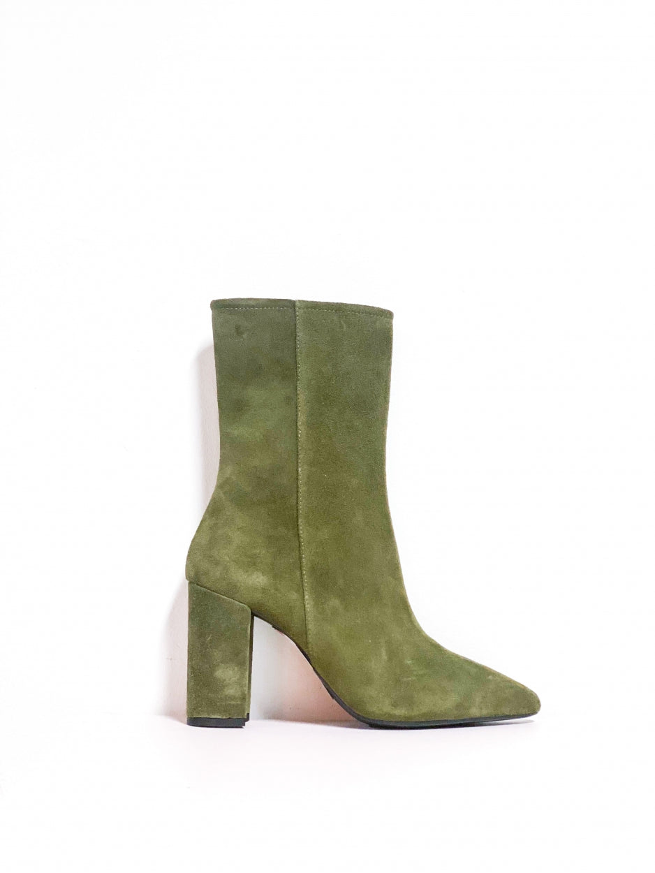 TRANI suede - Hakken | Army