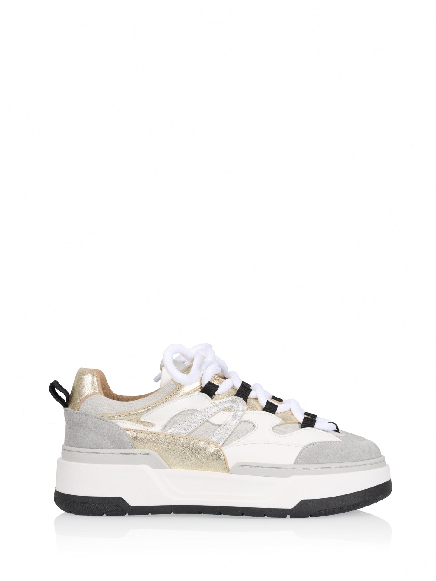 WALTON Denim - Sneaker | Champagner/Grau